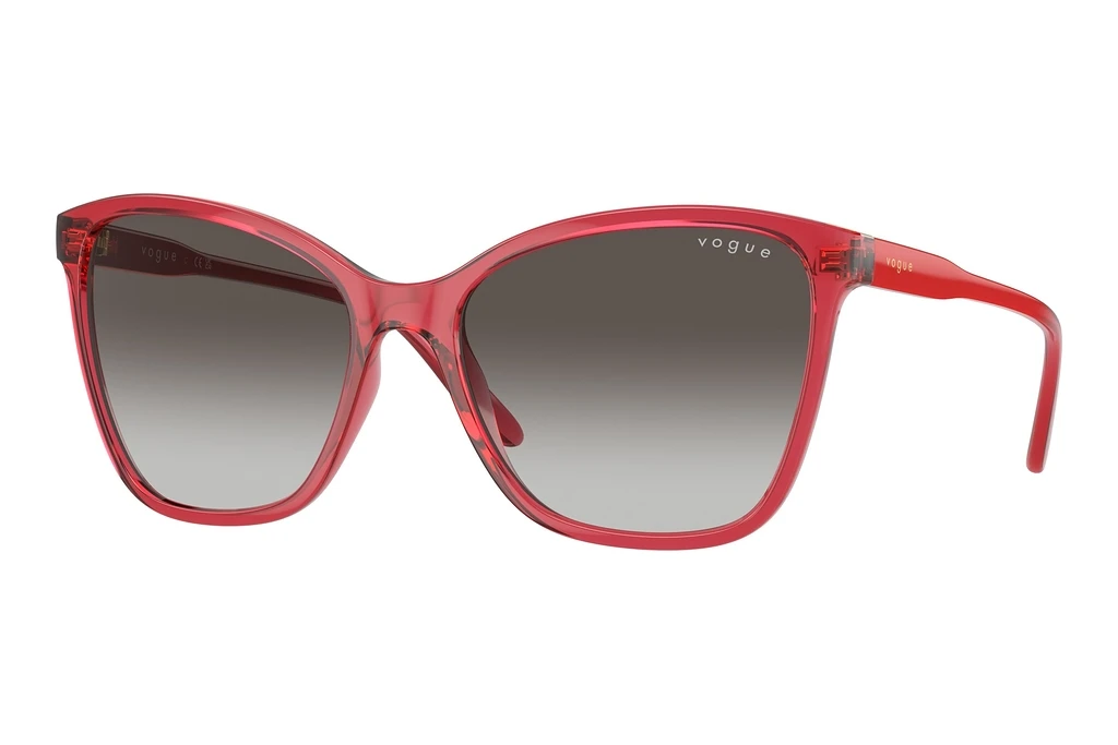 Vogue Eyewear   VO5520S 30848G Grey GradientTransparent Red Vogue Eyewear   VO5520S 30848G Grey GradientTransparent Red