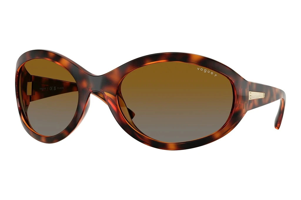 Vogue Eyewear   VO5606S W656T5 Gradient Brown PolarDark Havana Vogue Eyewear   VO5606S W656T5 Gradient Brown PolarDark Havana