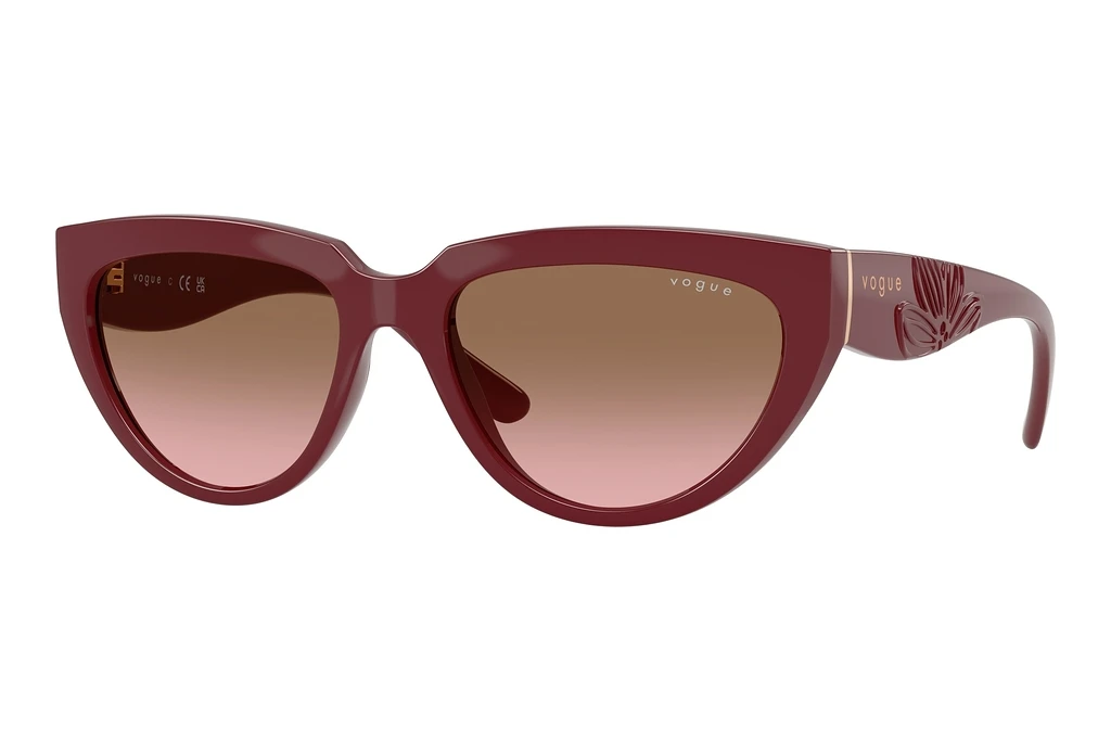 Vogue Eyewear   VO5629S 304814 Pink Gradient BrownFull Bordeaux Vogue Eyewear   VO5629S 304814 Pink Gradient BrownFull Bordeaux