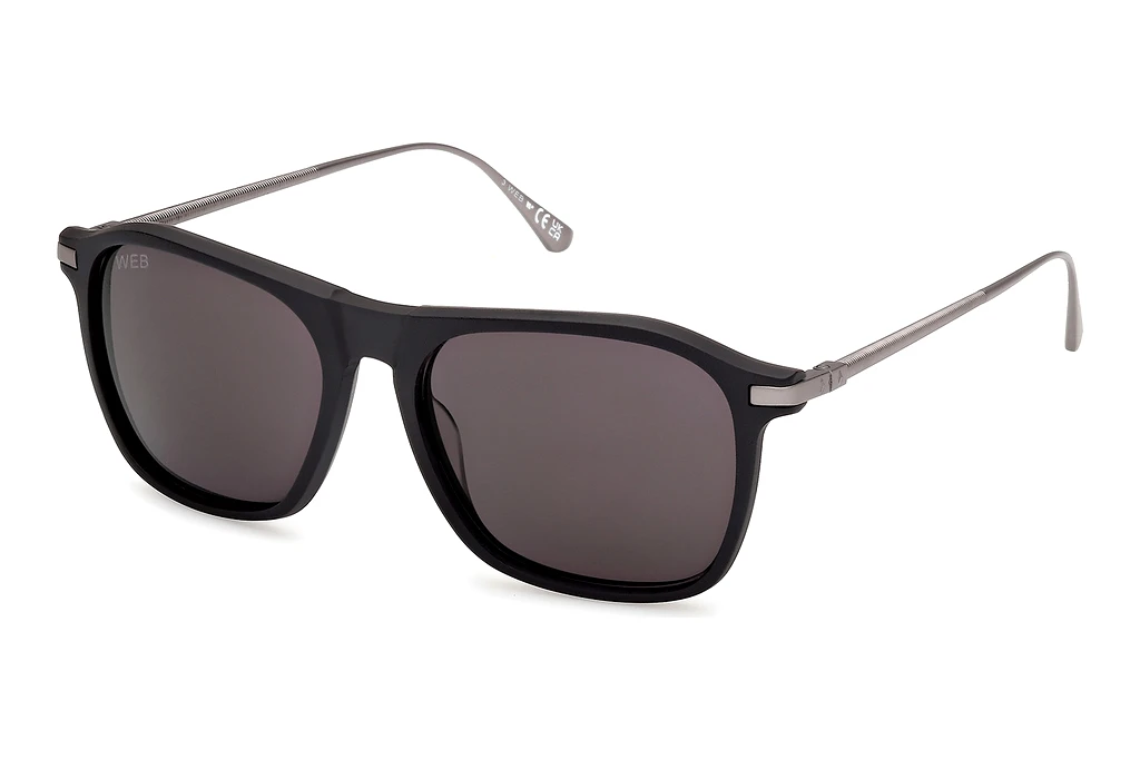 Web Eyewear WE0386 02A grauMatt Schwarz Web Eyewear WE0386 02A grauMatt Schwarz