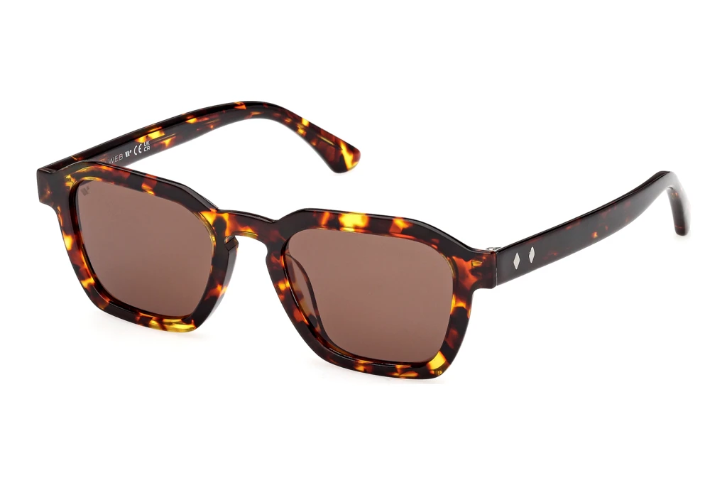 Web Eyewear WE0392 55E braunBunt Havanna Web Eyewear WE0392 55E braunBunt Havanna