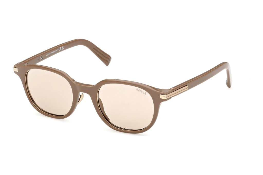 Zegna EZ0285 45E braunGlänzend Hellbraun Zegna EZ0285 45E braunGlänzend Hellbraun