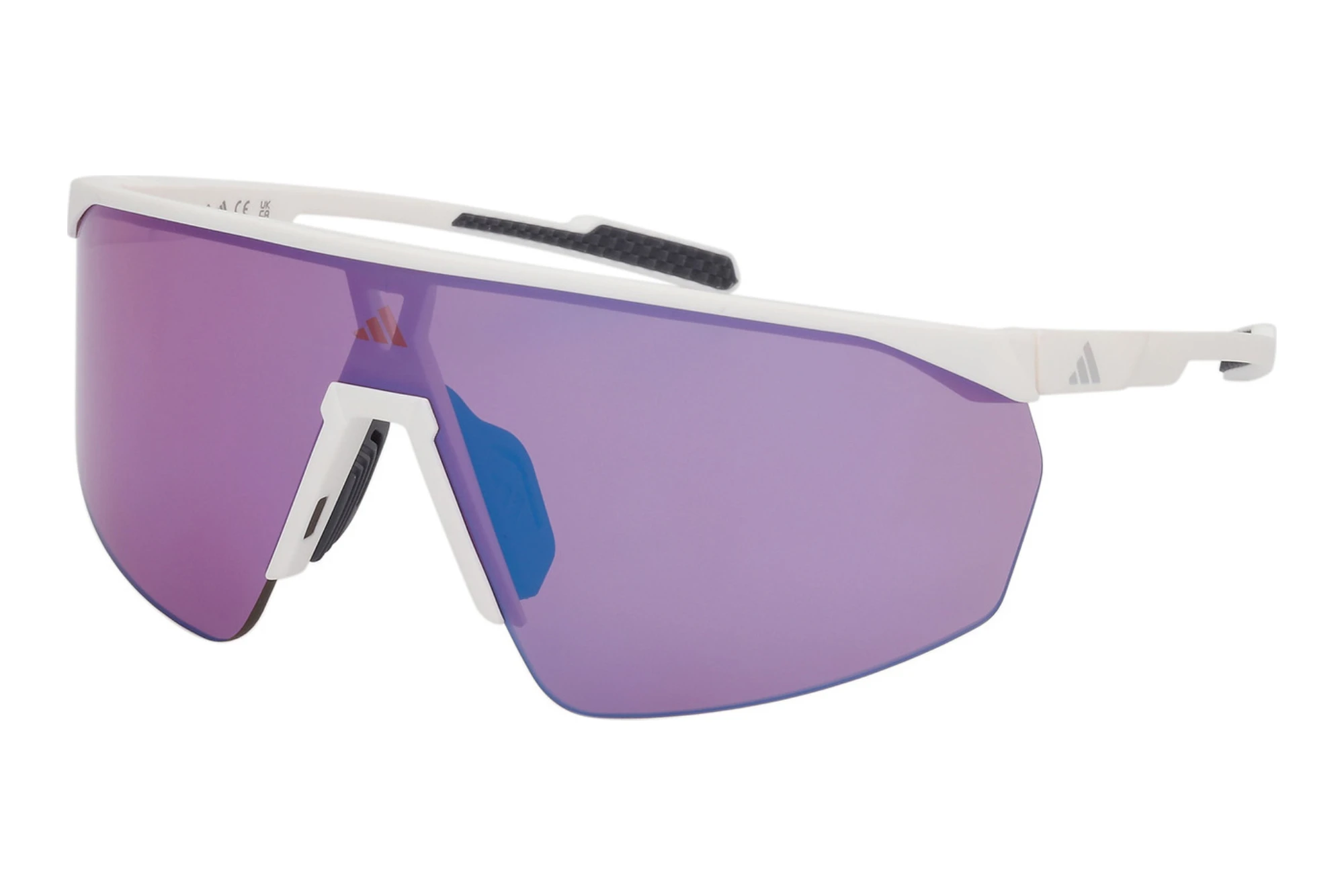 Adidas SP0075 21Z violett verspiegeltMatt Weiss Adidas SP0075 21Z violett verspiegeltMatt Weiss