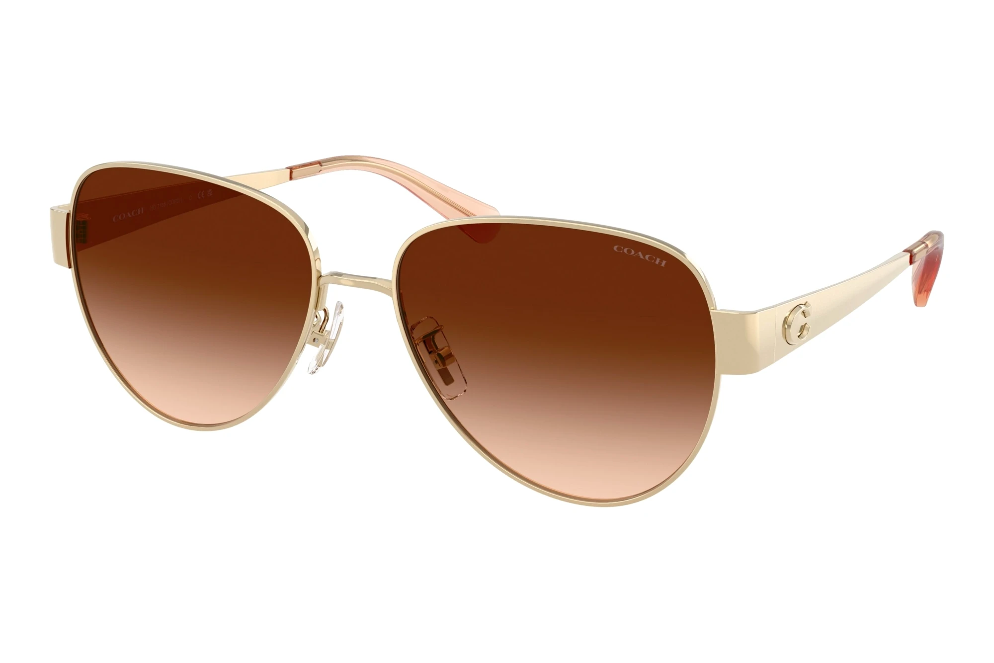 Coach HC7186 900574 Brown GradientShiny Light Gold Coach HC7186 900574 Brown GradientShiny Light Gold