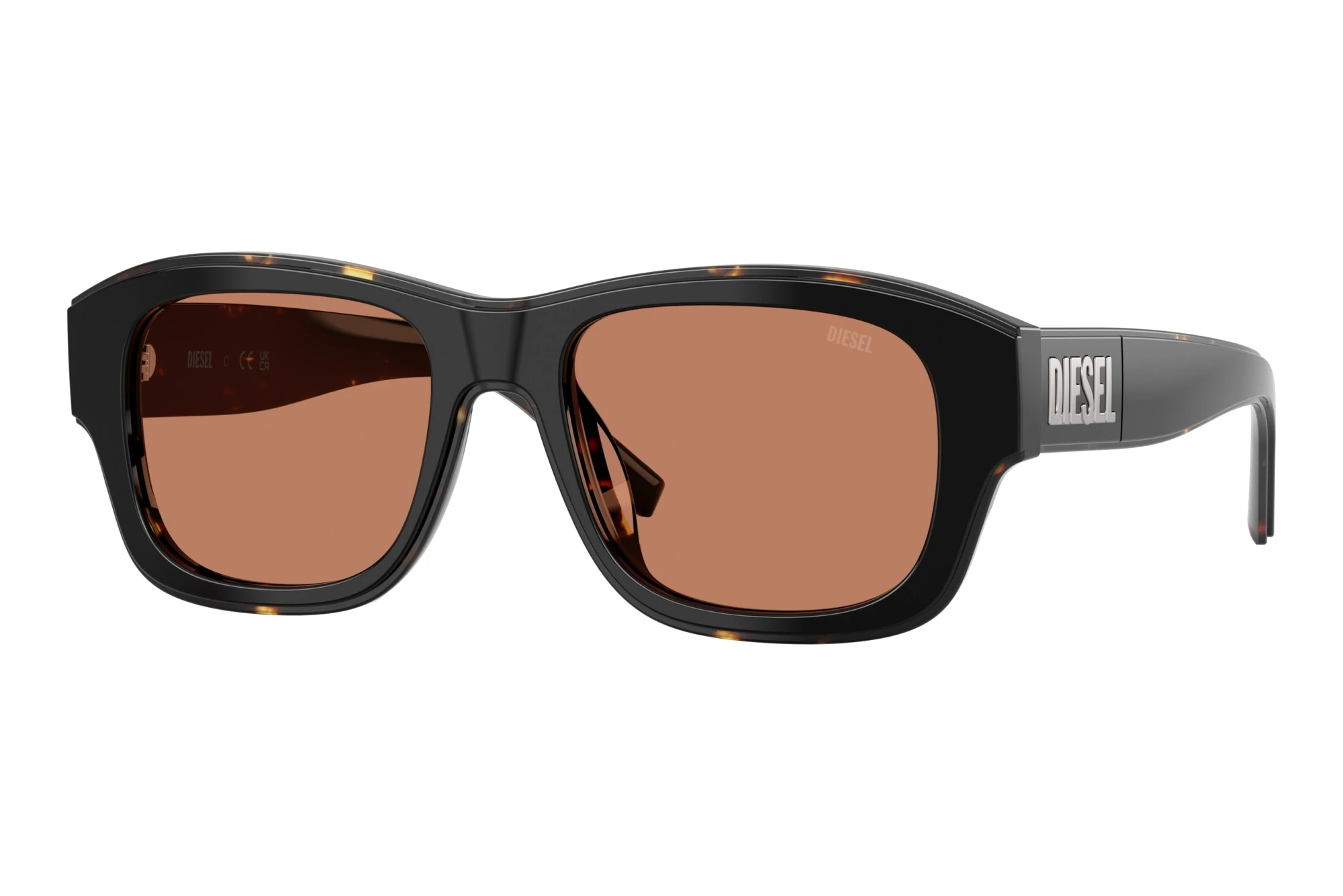 Diesel DL2020U 207173 BrownTop Black Havana Yellow Diesel DL2020U 207173 BrownTop Black Havana Yellow