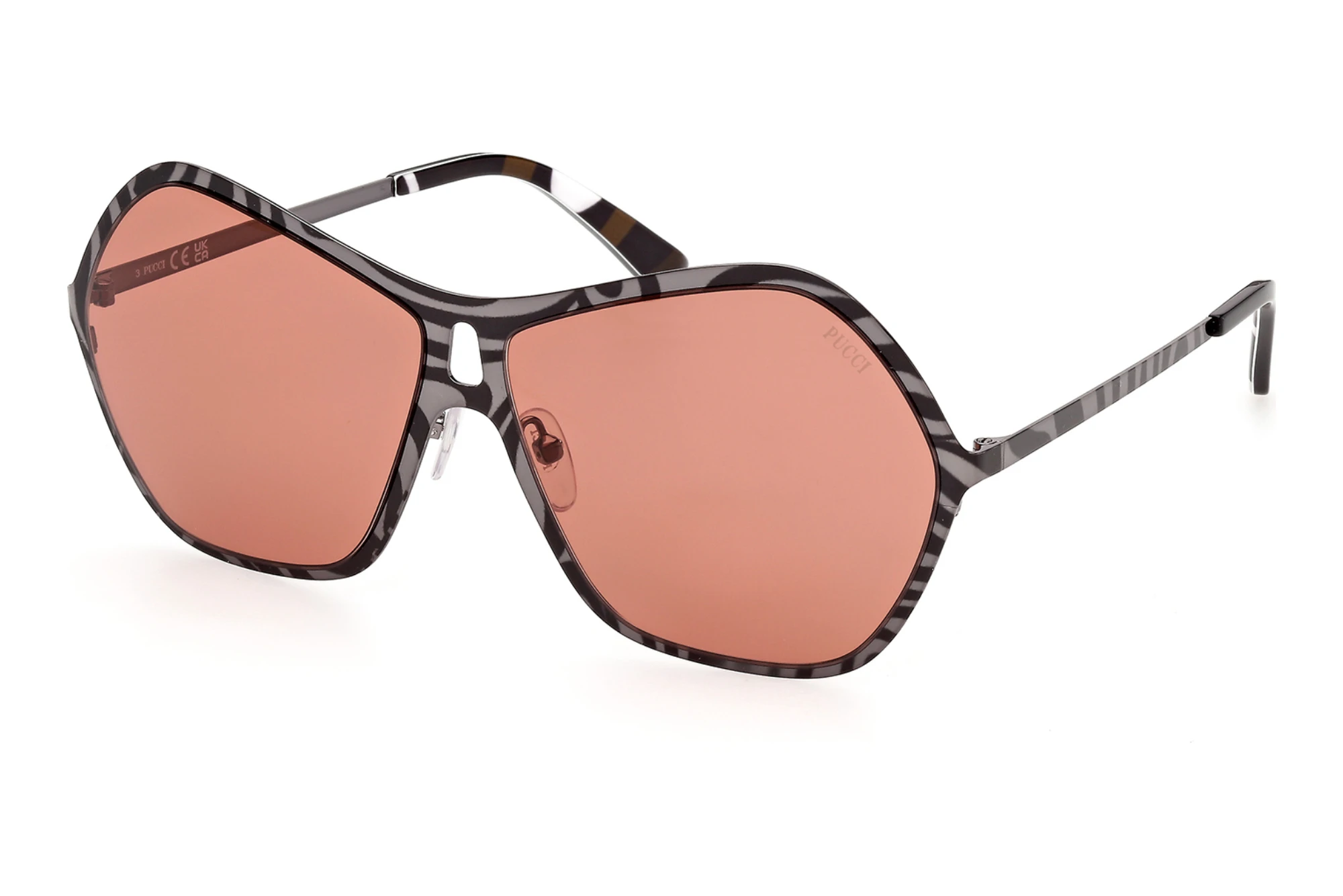 Emilio Pucci EP0264 05S bordeauxGrau/Muster Emilio Pucci EP0264 05S bordeauxGrau/Muster
