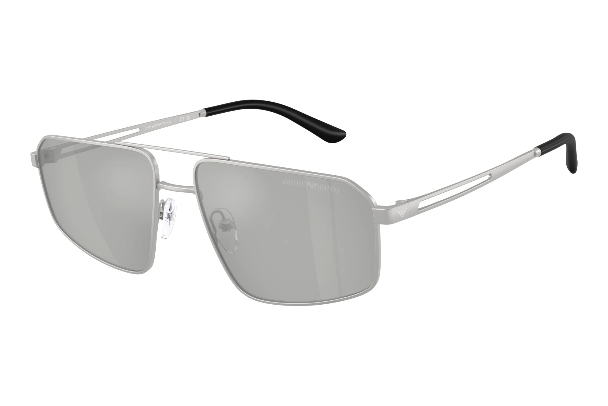 Emporio Armani EA2173 30458V Clear Mirror SilverMatte Silver Emporio Armani EA2173 30458V Clear Mirror SilverMatte Silver