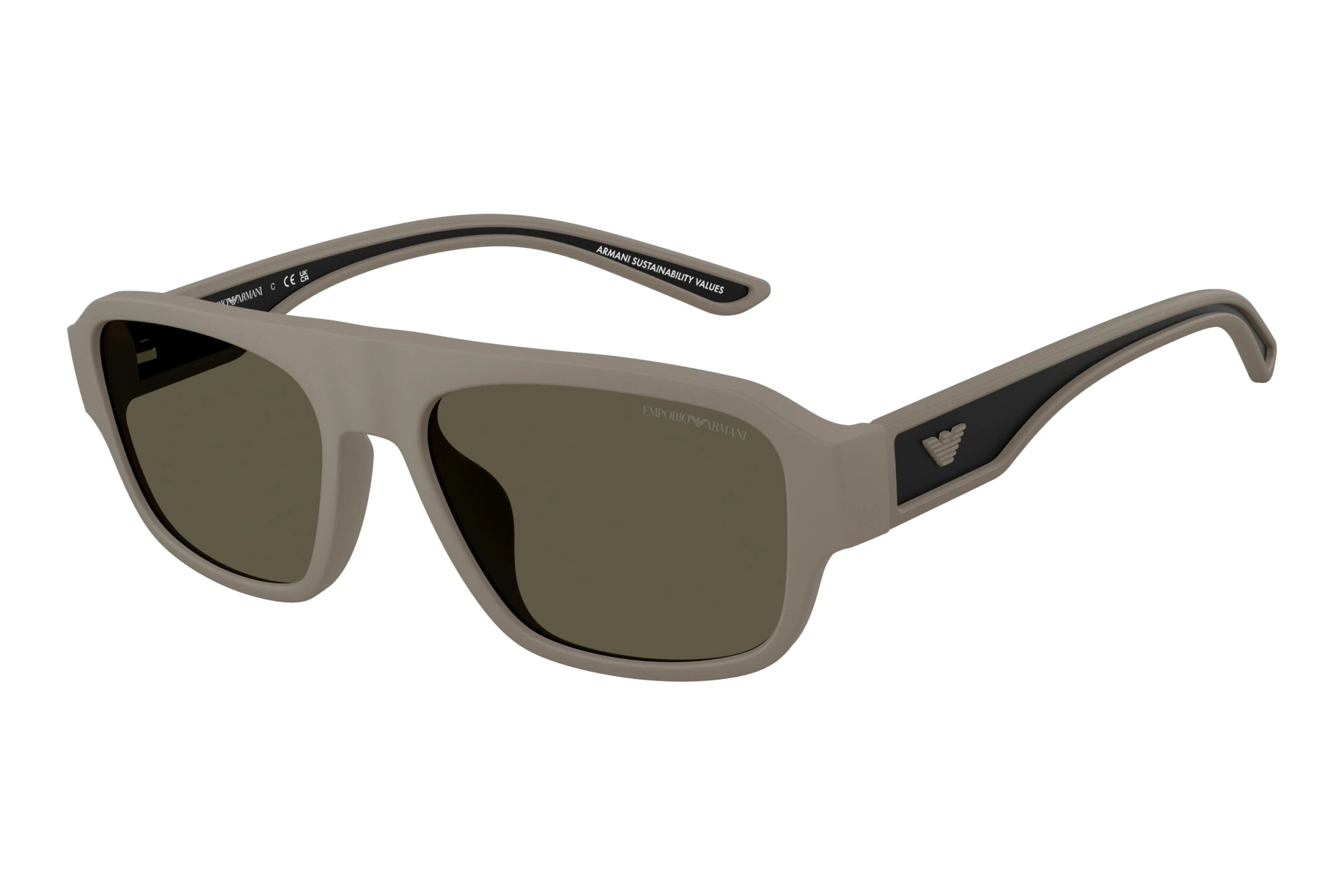 Emporio Armani EA4266U 636187 Dark GreyRubberized Matte Light Brown Emporio Armani EA4266U 636187 Dark GreyRubberized Matte Light Brown