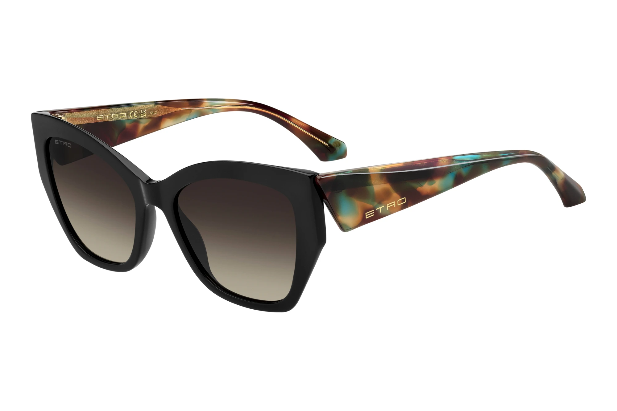Etro ETRO 0143/S EO3/HA BROWN SHADEDBLACK GREEN HAVANA Etro ETRO 0143/S EO3/HA BROWN SHADEDBLACK GREEN HAVANA