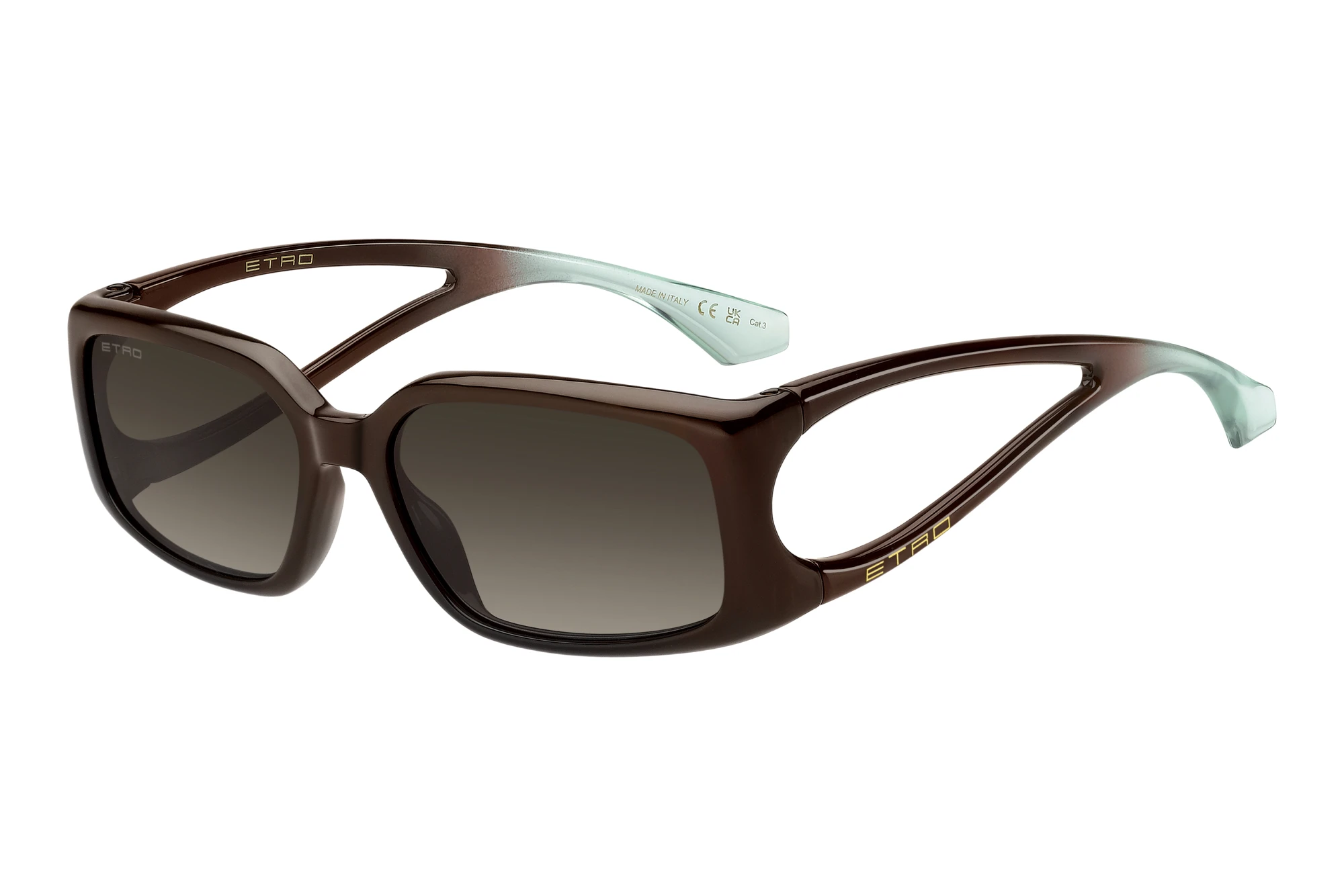 Etro ETROZEPHYR 7J5/HA BROWN SHADEDBROWN TURQUOISE Etro ETROZEPHYR 7J5/HA BROWN SHADEDBROWN TURQUOISE