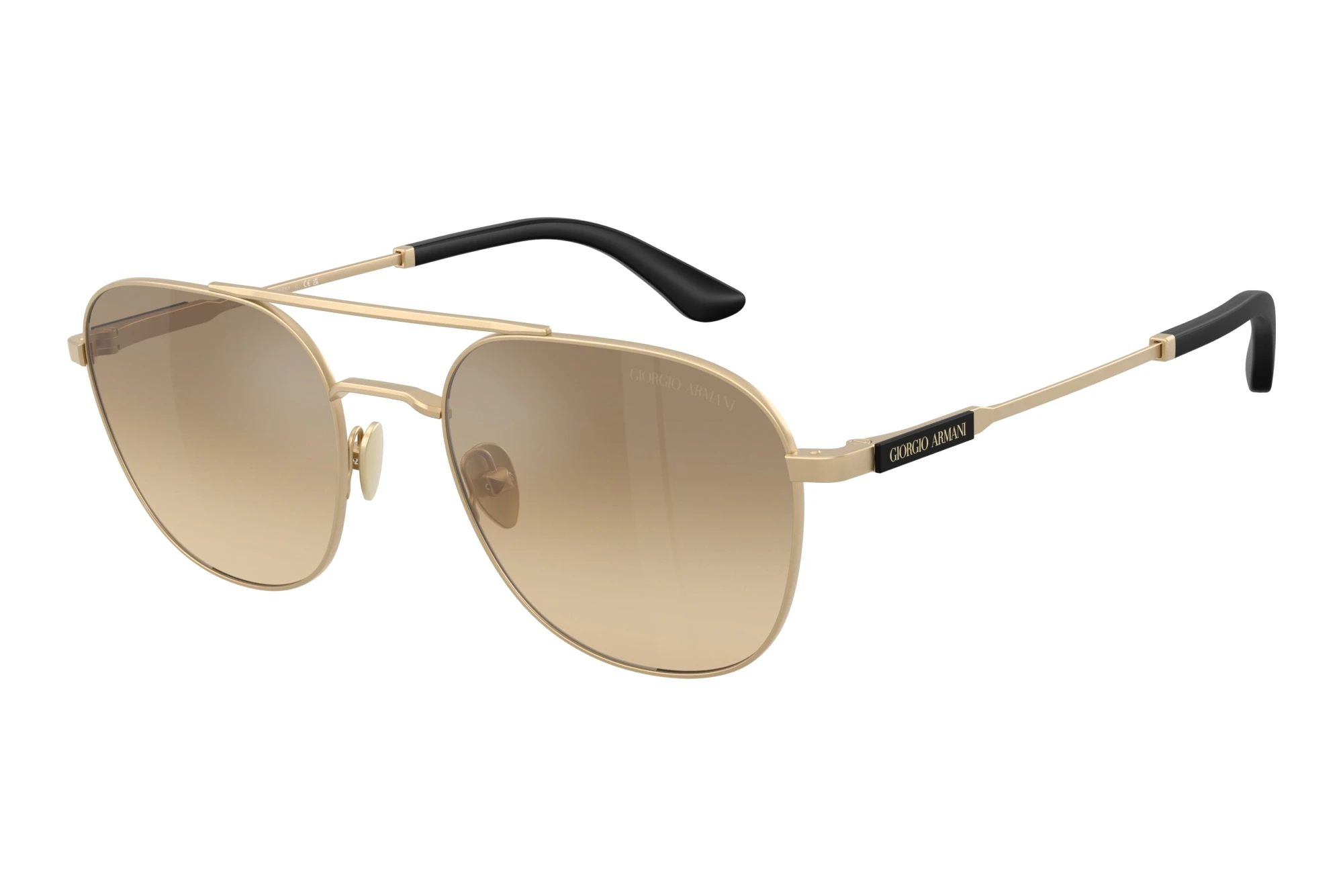 Giorgio Armani AR6178 30023K Brown Mirror Gradient GreyMatte Pale Gold Giorgio Armani AR6178 30023K Brown Mirror Gradient GreyMatte Pale Gold