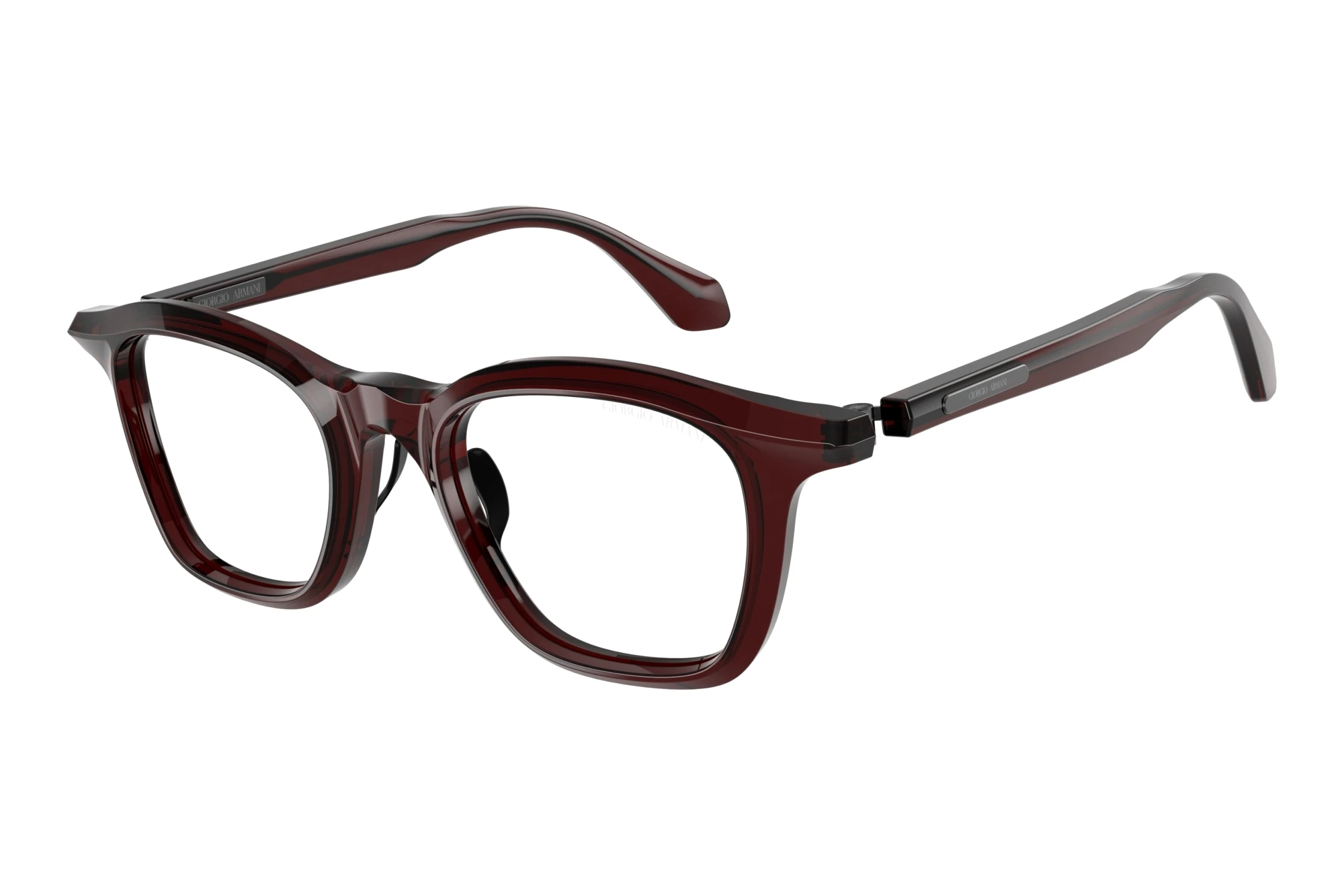 Giorgio Armani AR8257 64221W ClearTransparent Burgundy Giorgio Armani AR8257 64221W ClearTransparent Burgundy