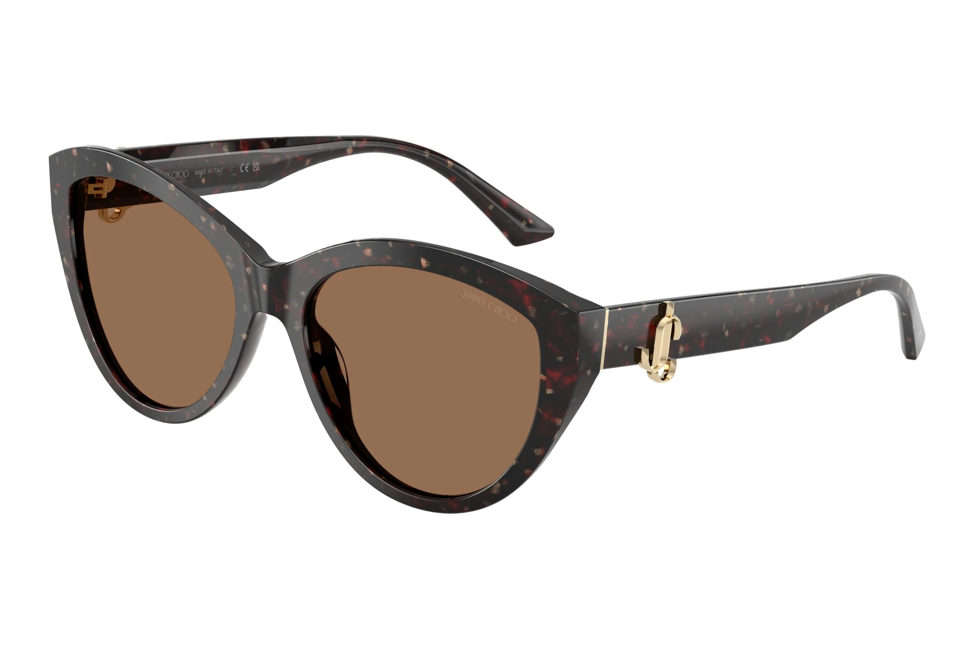 Jimmy Choo JC5007 512573 Dark BrownDark Havana Glitter Jimmy Choo JC5007 512573 Dark BrownDark Havana Glitter