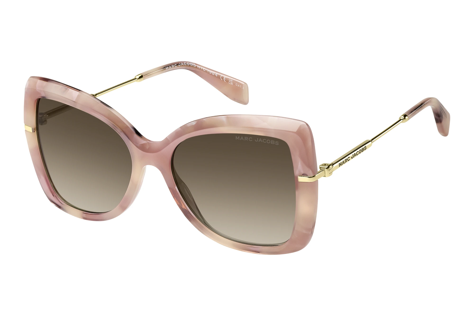 Marc Jacobs MARC 881/S MAP/HA BROWN SHADEDHAVANA PATTTRN PINK Marc Jacobs MARC 881/S MAP/HA BROWN SHADEDHAVANA PATTTRN PINK