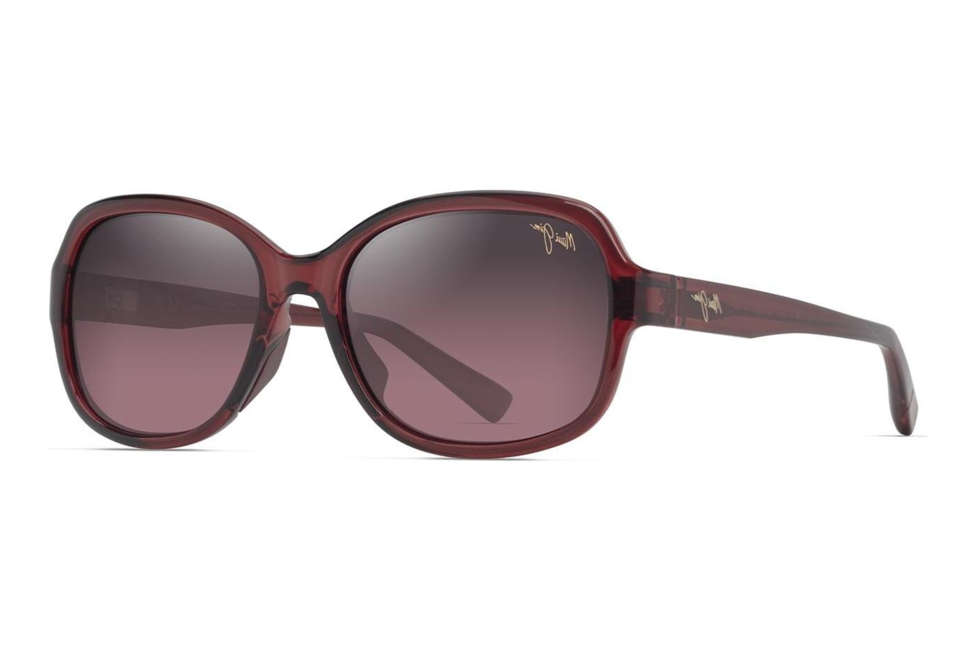 Maui Jim Hiluhilu RS355-04 Maui Rose®Shiny Transparent Burgundy Maui Jim Hiluhilu RS355-04 Maui Rose®Shiny Transparent Burgundy