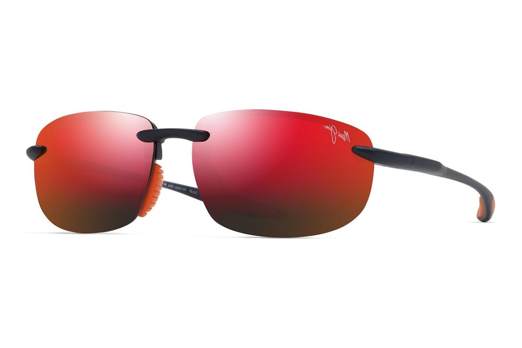 Maui Jim Hookipa Ultra Af RM677-03A Hawaii Lava ™Matte Solid Dark Blue w/Orange Maui Jim Hookipa Ultra Af RM677-03A Hawaii Lava ™Matte Solid Dark Blue w/Orange