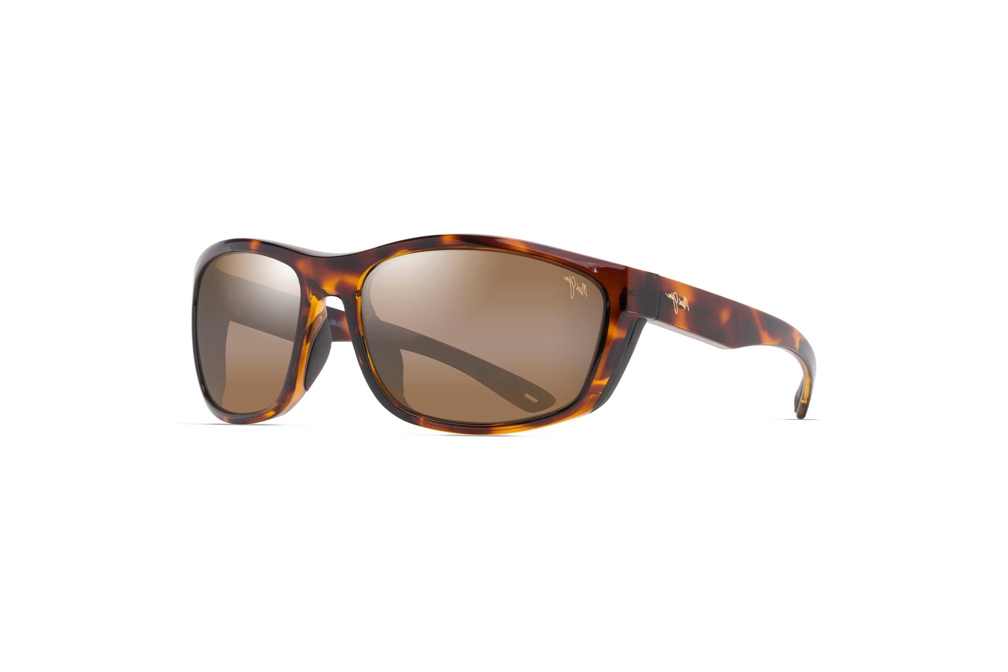 Maui Jim Nuu Landing H869-10 HCL® BronzeTortoise w/Black Rubber Maui Jim Nuu Landing H869-10 HCL® BronzeTortoise w/Black Rubber