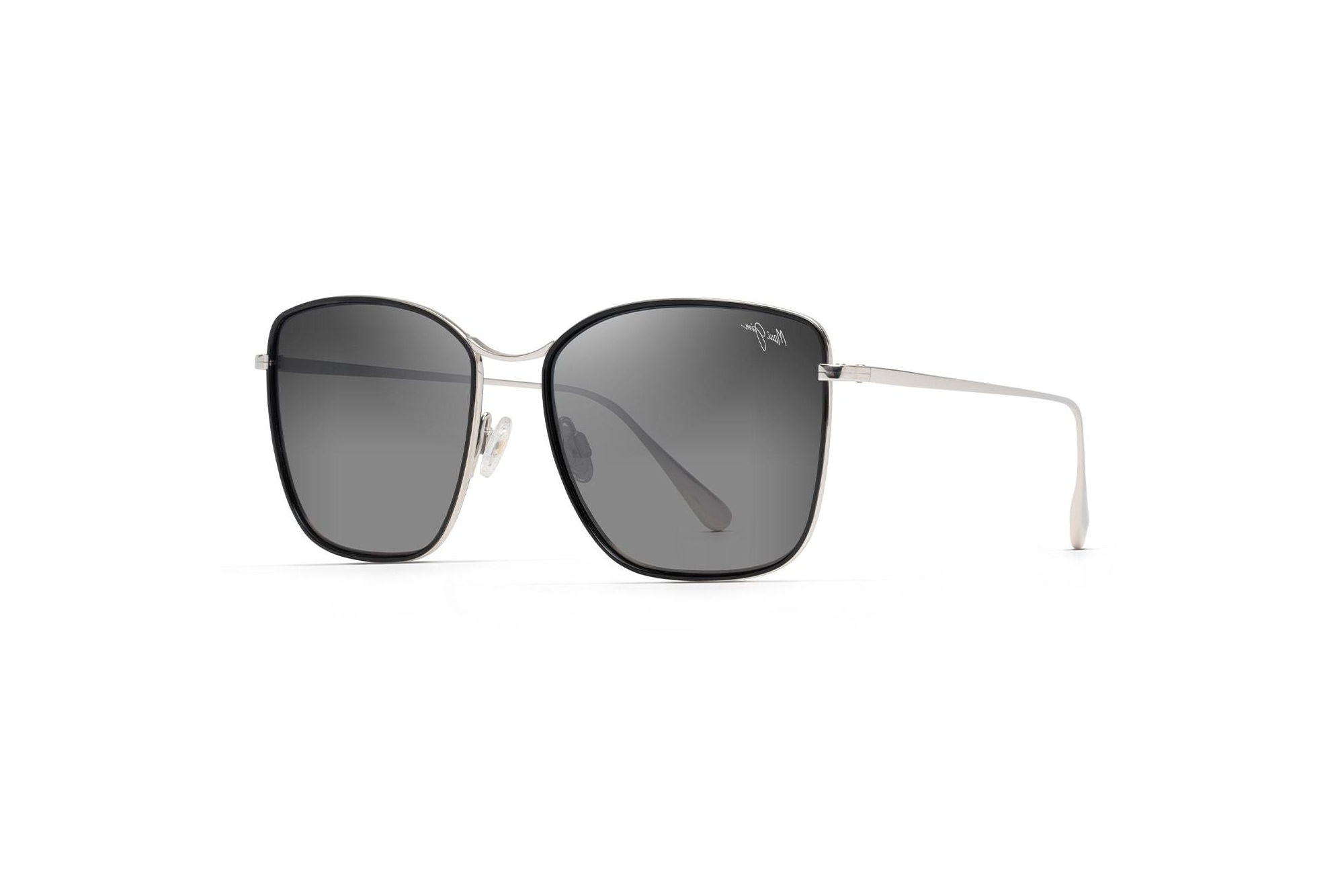 Maui Jim Tiger Lily GS561-02 Neutral GreyGloss Black with Silver Maui Jim Tiger Lily GS561-02 Neutral GreyGloss Black with Silver