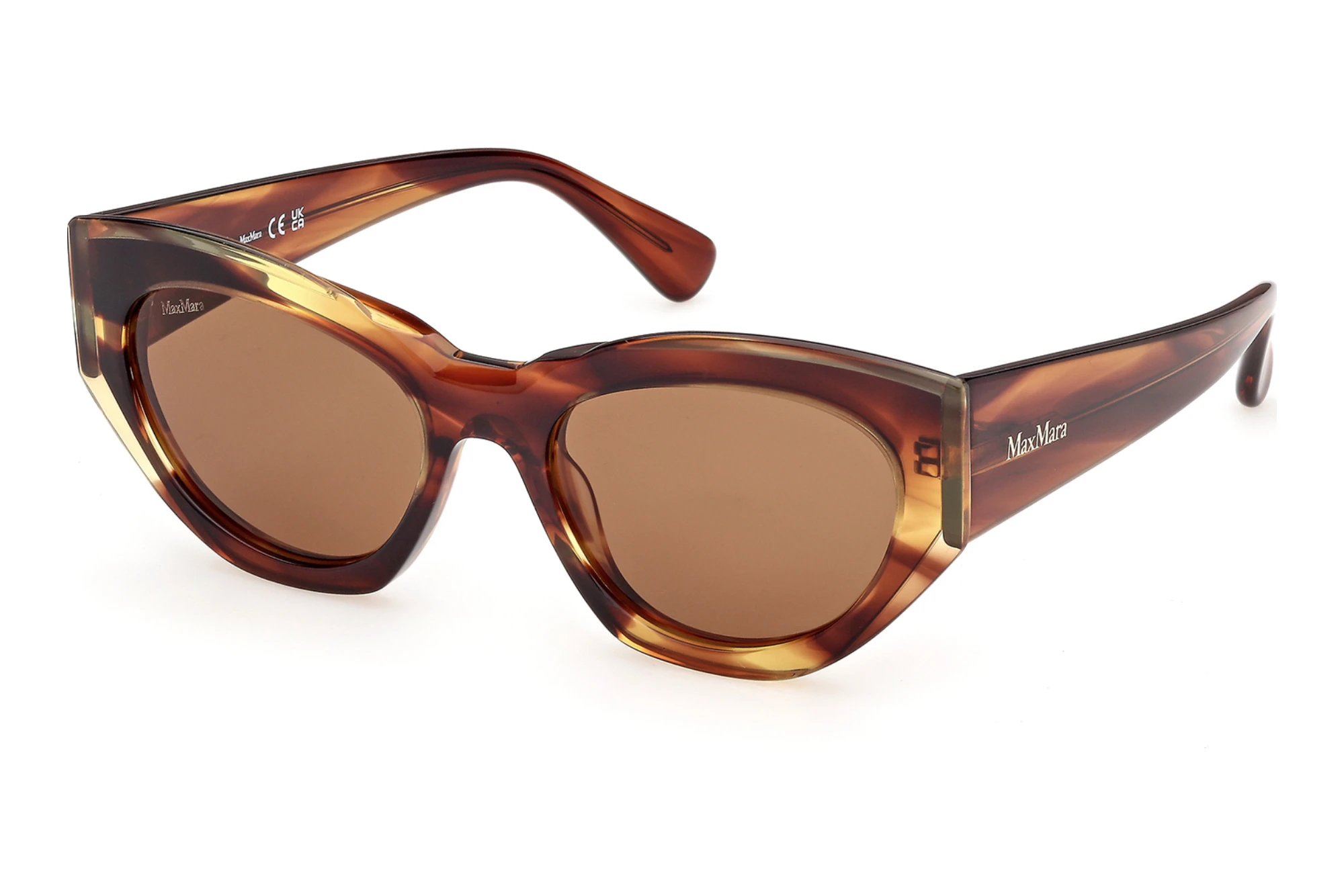 Max Mara MM0210 62E braunBraun Horn Max Mara MM0210 62E braunBraun Horn