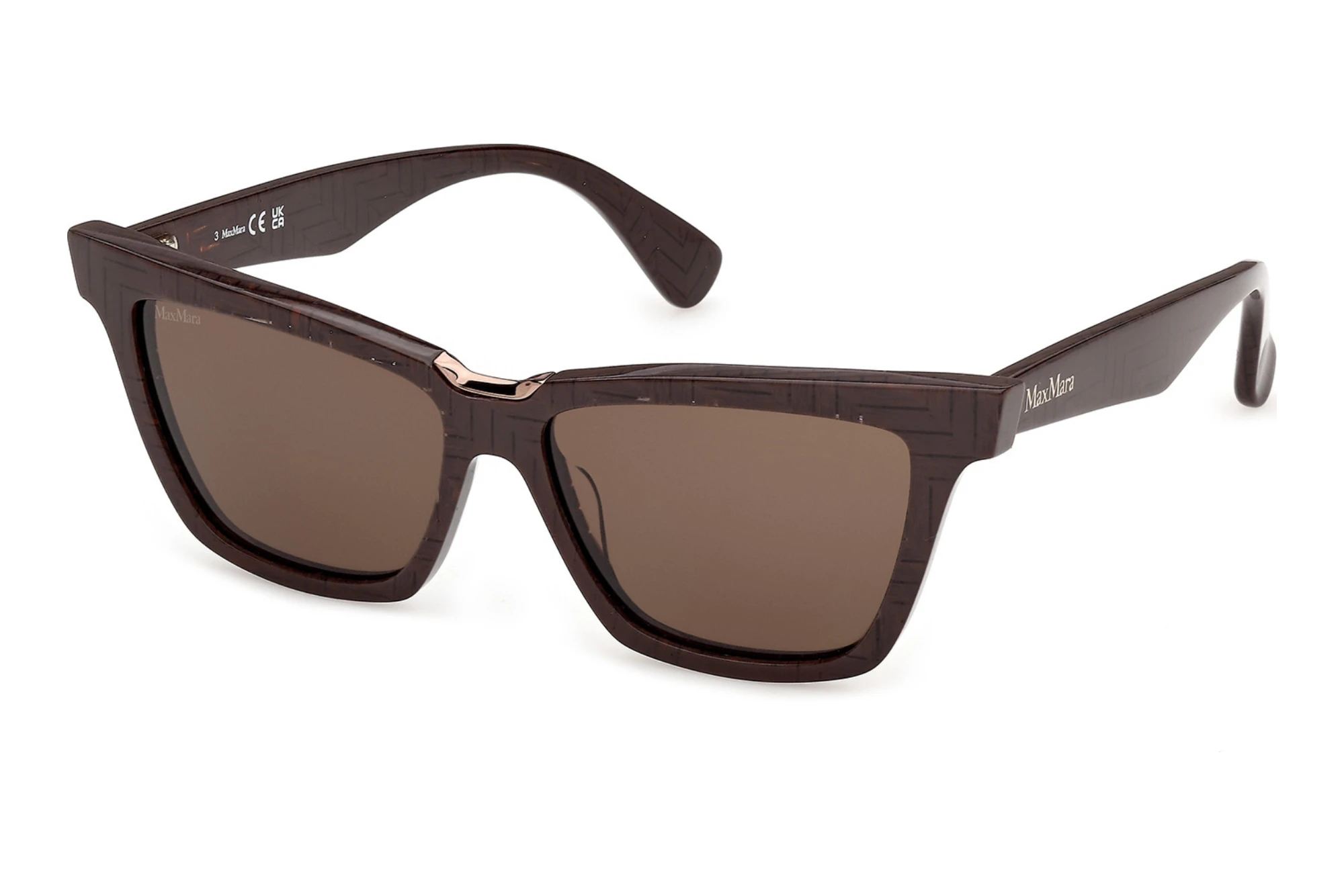 Max Mara MM0212 50E braunHellbraun /Muster Max Mara MM0212 50E braunHellbraun /Muster