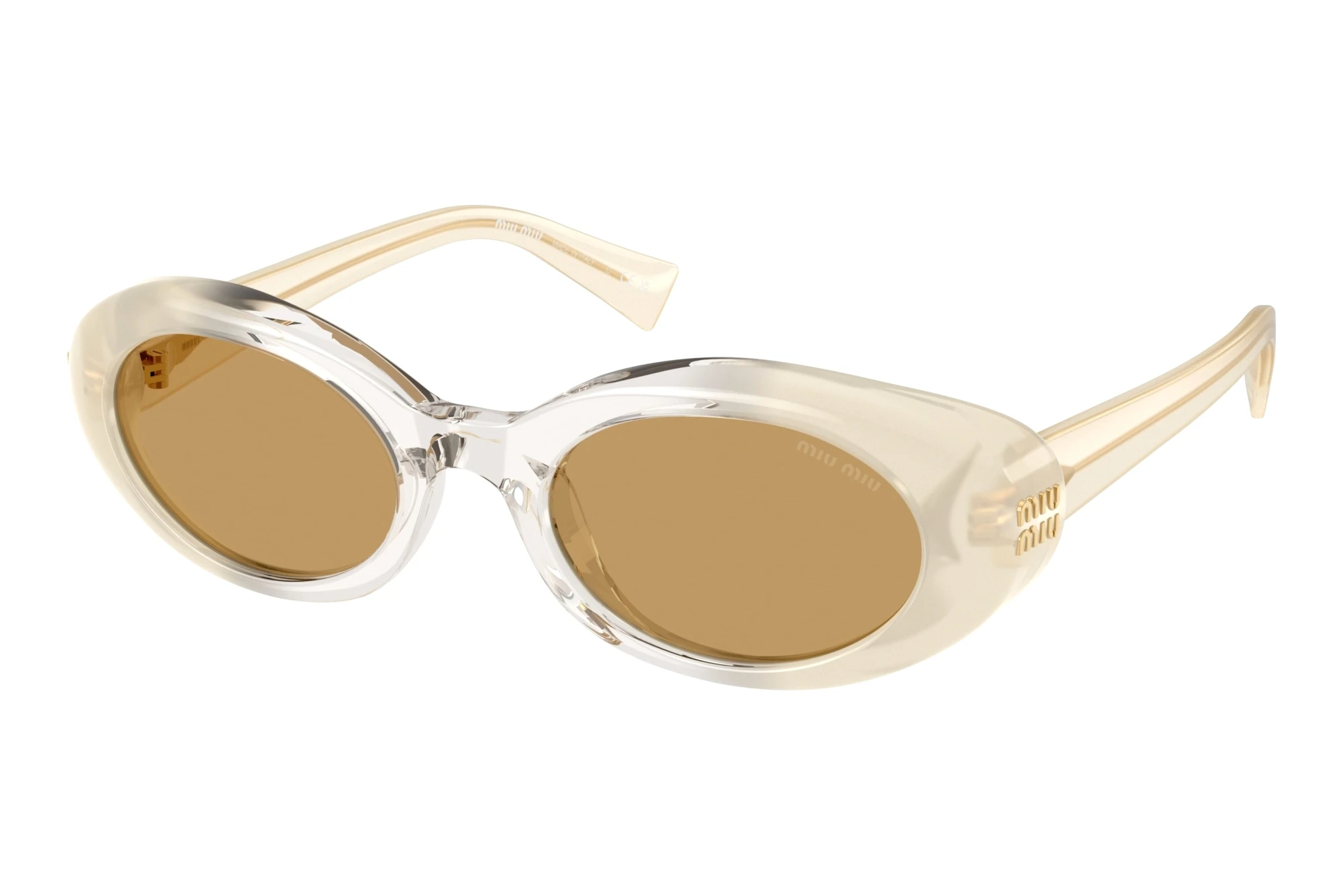 Miu Miu MU B09S 21R10Y BrownOpal Milk/Grey/Opal Milk Miu Miu MU B09S 21R10Y BrownOpal Milk/Grey/Opal Milk