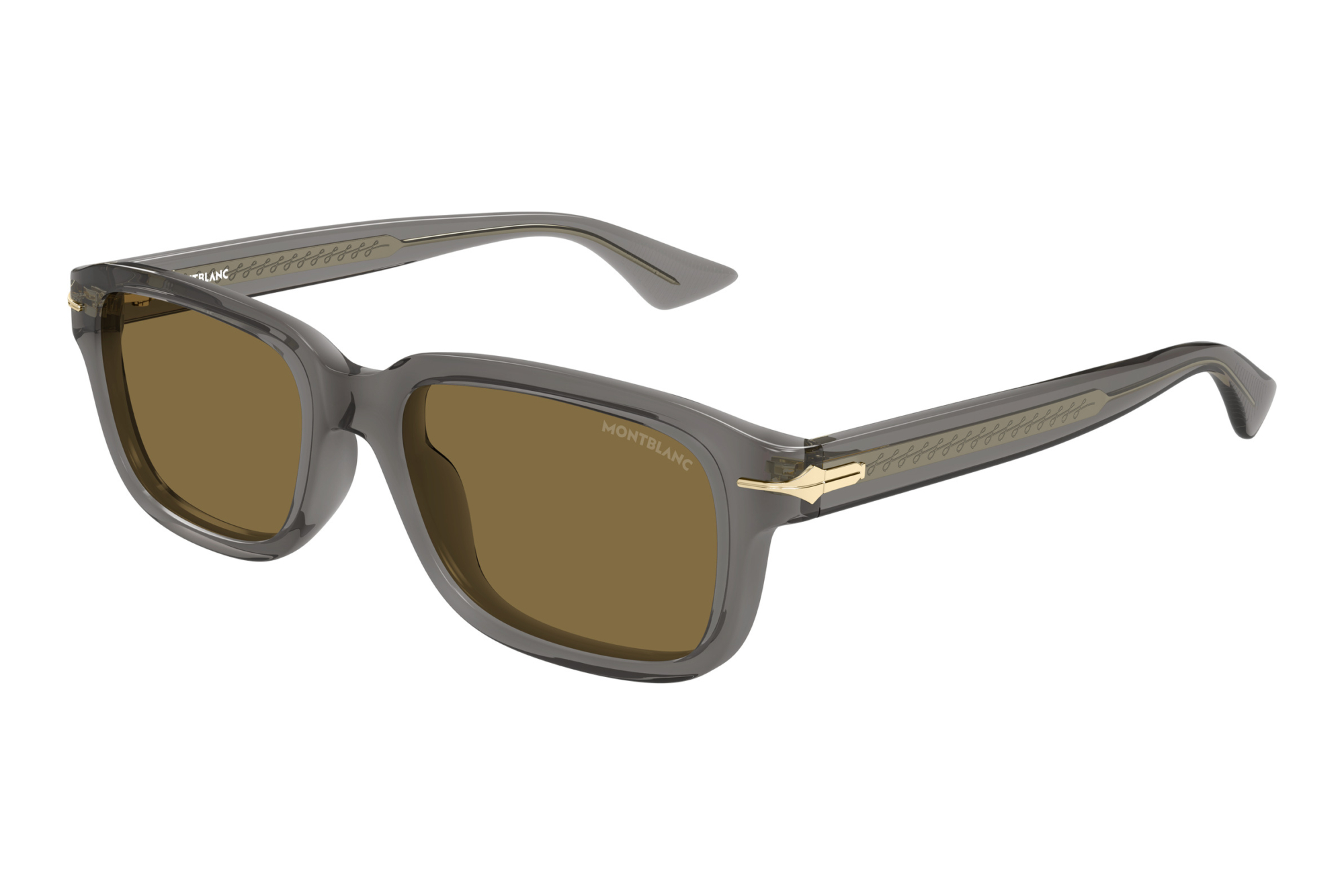 Mont Blanc MB0436S 003 GREY Mont Blanc MB0436S 003 GREY