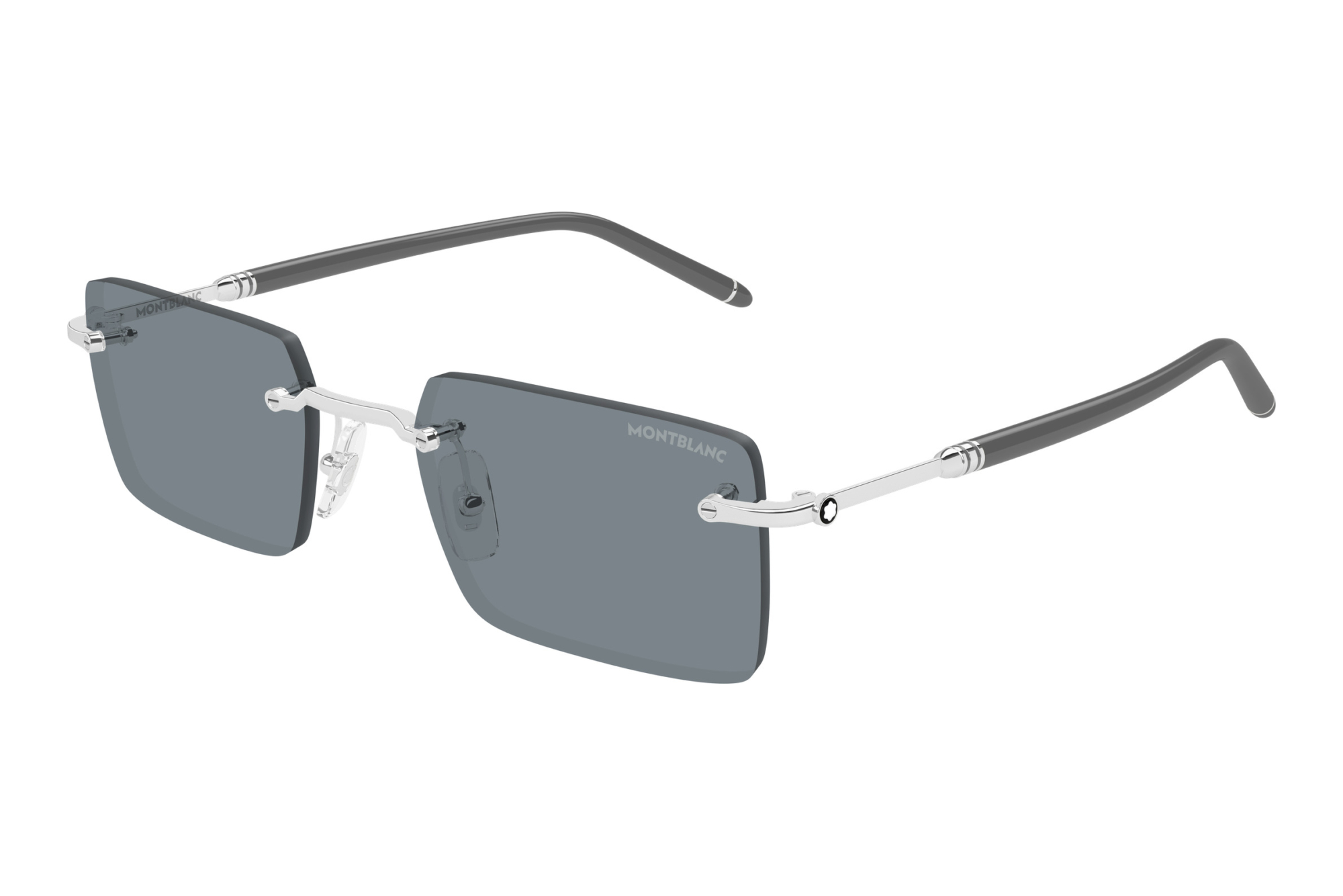 Mont Blanc MB0482S 002 SILVER Mont Blanc MB0482S 002 SILVER