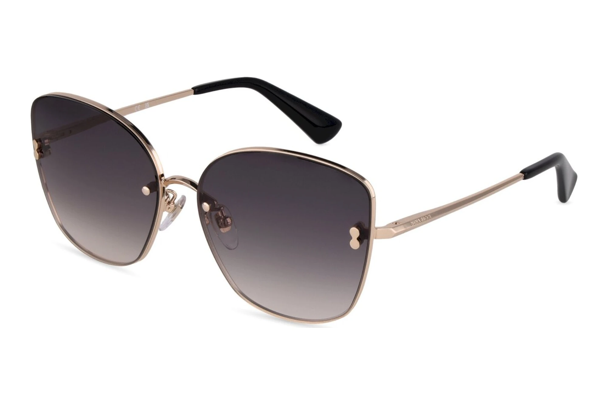 Nina Ricci SNR493 0300 GREEN GRADIENT POWDERSHINY ROSE GOLD Nina Ricci SNR493 0300 GREEN GRADIENT POWDERSHINY ROSE GOLD