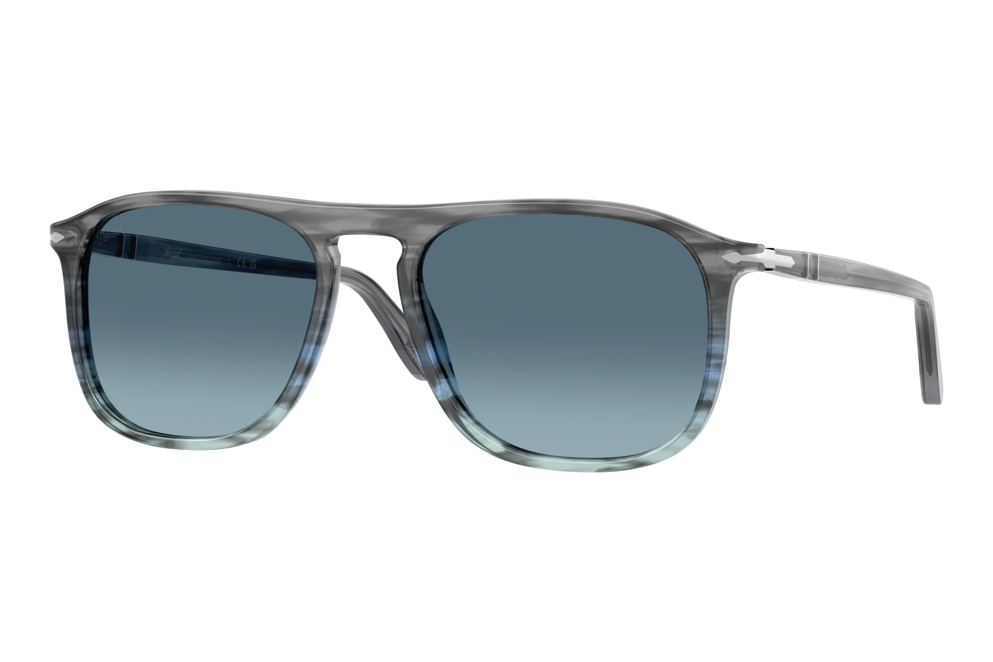 Persol PO3392S 1205Q8 Azure Gradient BlueStriped Grey Persol PO3392S 1205Q8 Azure Gradient BlueStriped Grey