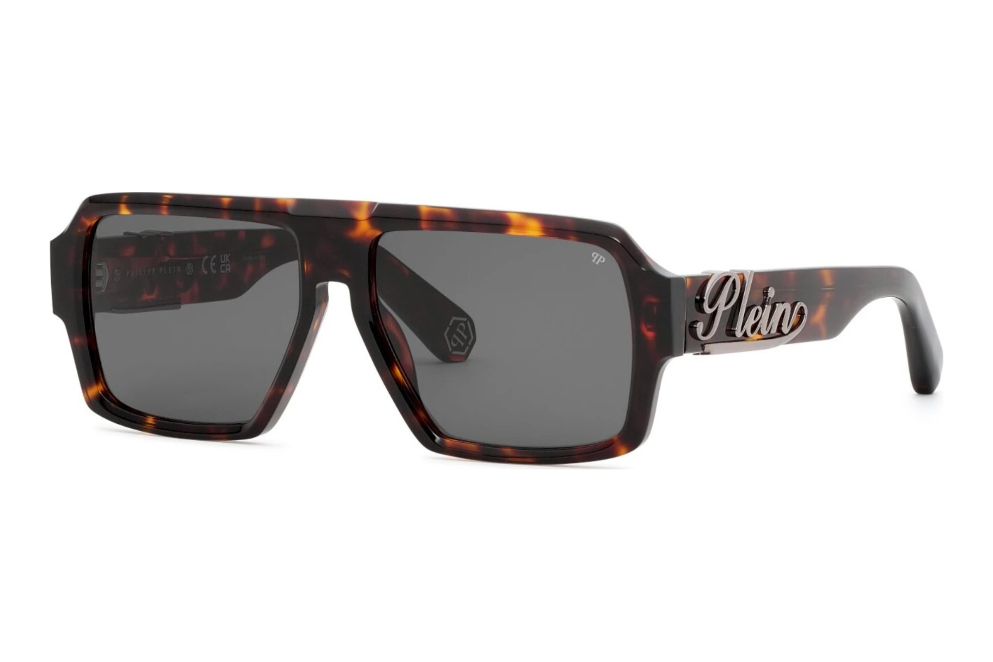 Philipp Plein SPP254M 0722 SMOKESHINY DARK HAVANA Philipp Plein SPP254M 0722 SMOKESHINY DARK HAVANA