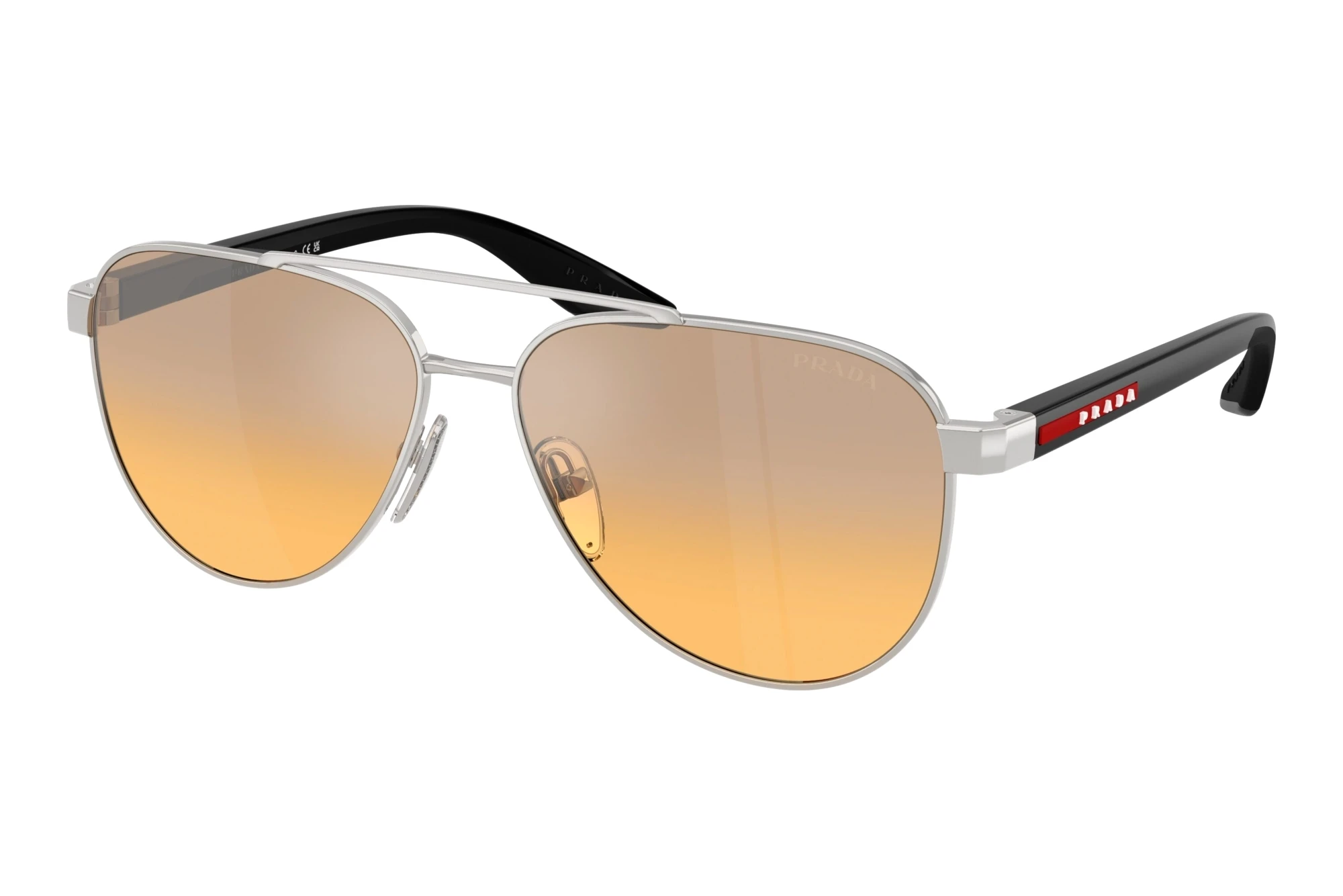 Prada Linea Rossa PS A52S 1BC40Z Gradient GreySilver Prada Linea Rossa PS A52S 1BC40Z Gradient GreySilver