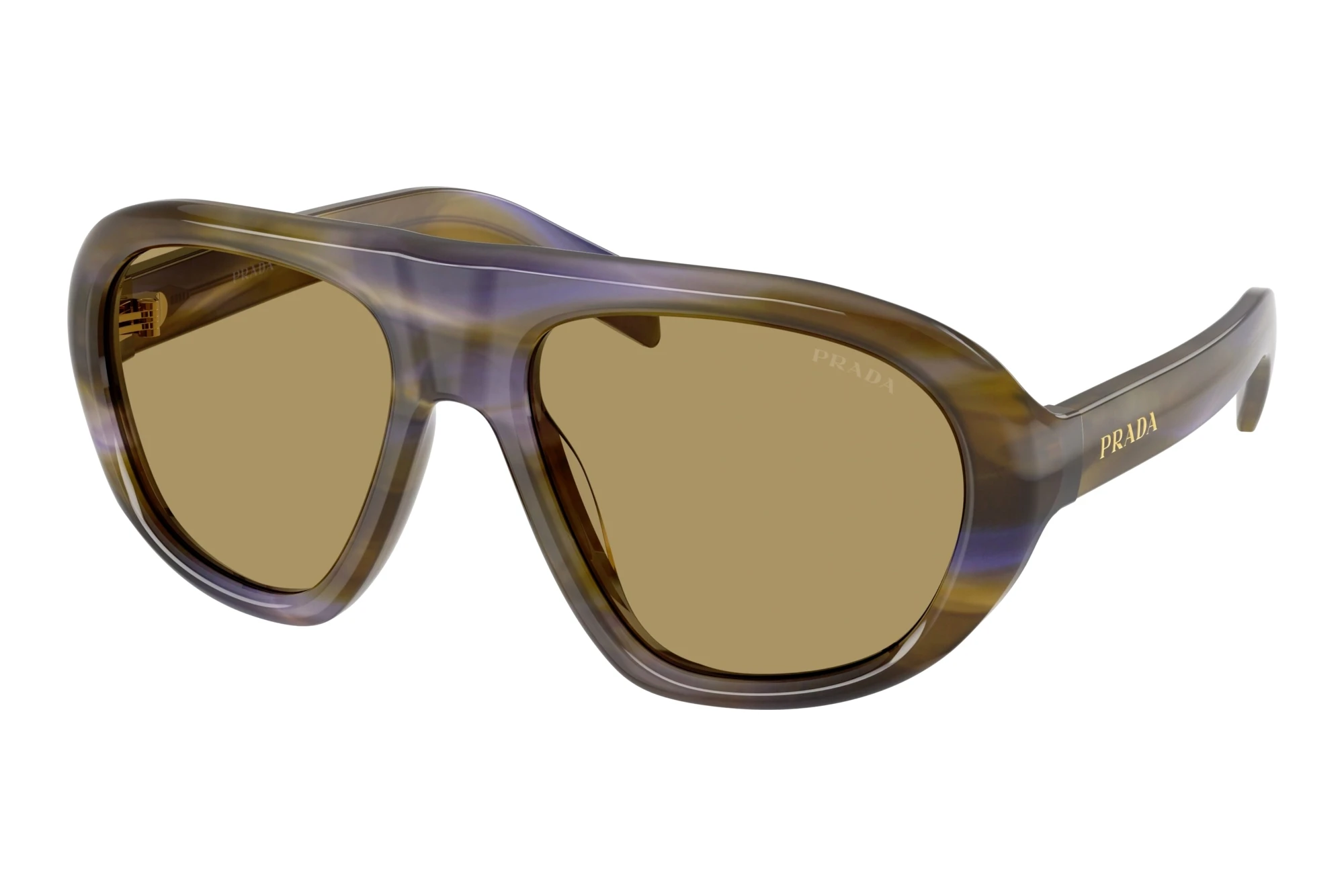 Prada PR C05S 23G70G Green OliveStriped Laguna Prada PR C05S 23G70G Green OliveStriped Laguna