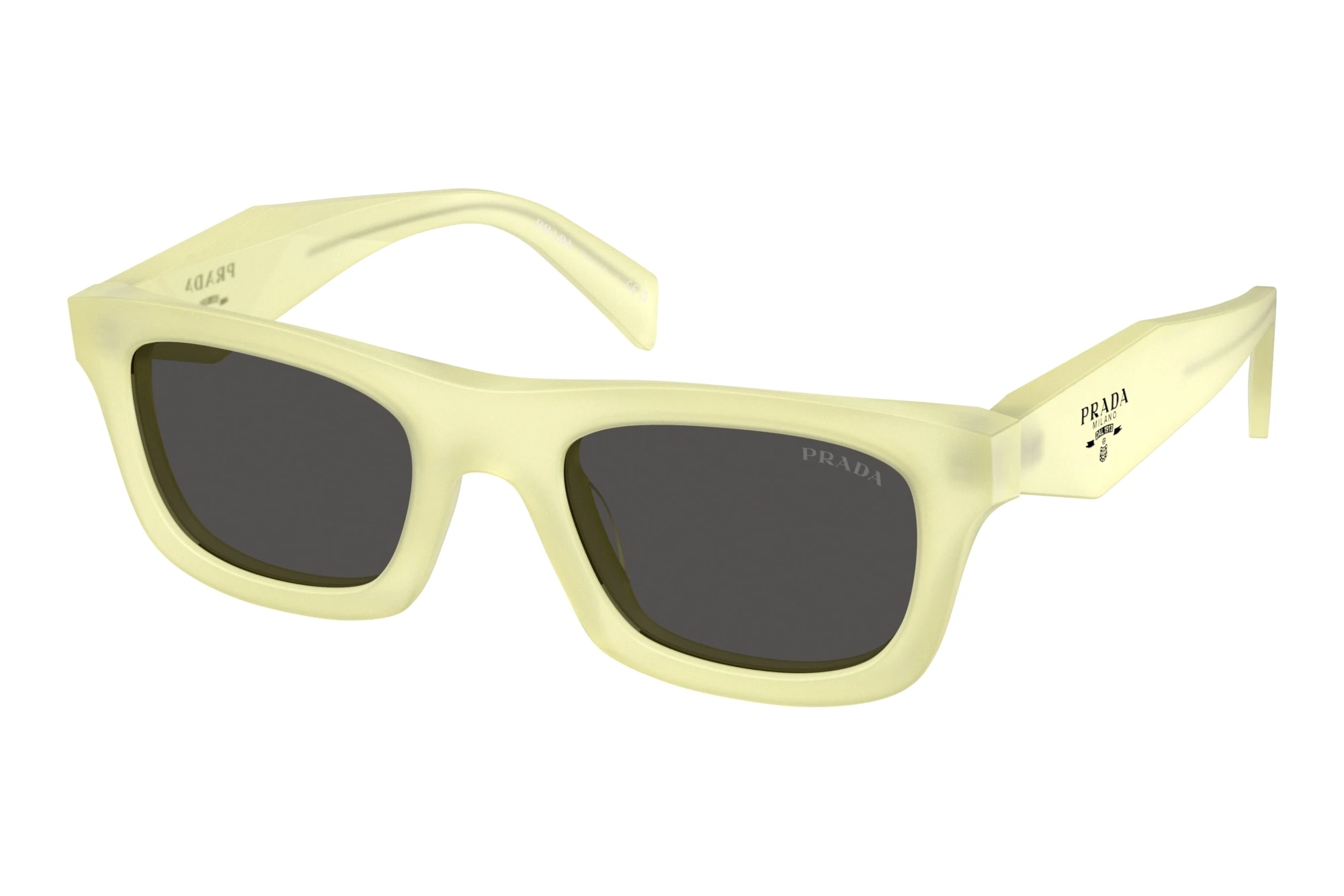 Prada PR C06S 21G08Z Dark GreyFrosted Vanilla Prada PR C06S 21G08Z Dark GreyFrosted Vanilla