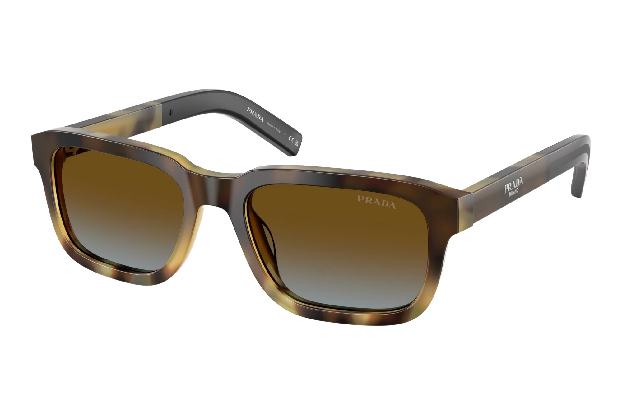 Prada PR D16S 22P0A4 Blue Gradient BrownMahogany Tortoise Gradient Prada PR D16S 22P0A4 Blue Gradient BrownMahogany Tortoise Gradient