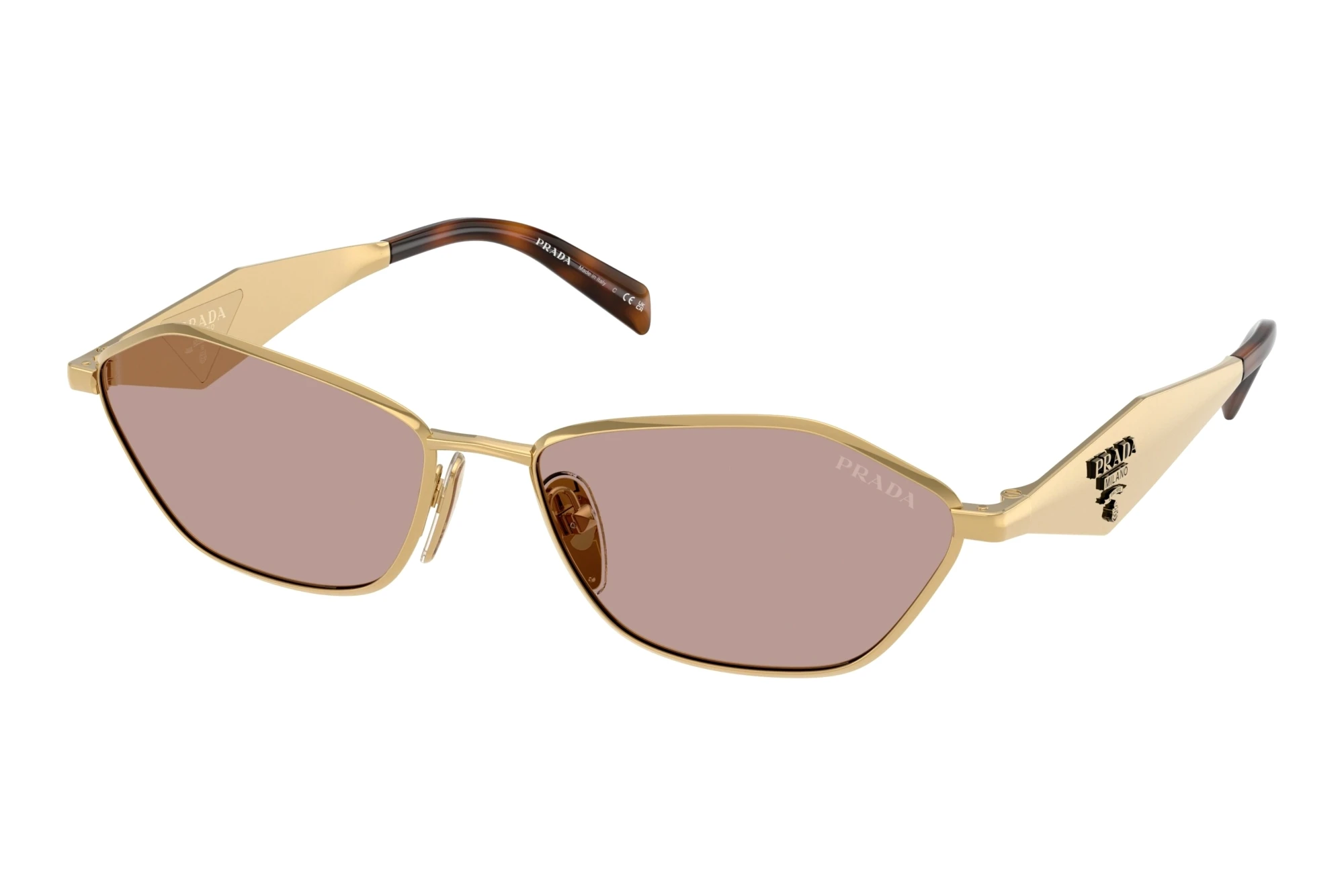Prada PR D50S 5AK20I Light Purple BrownGold Prada PR D50S 5AK20I Light Purple BrownGold