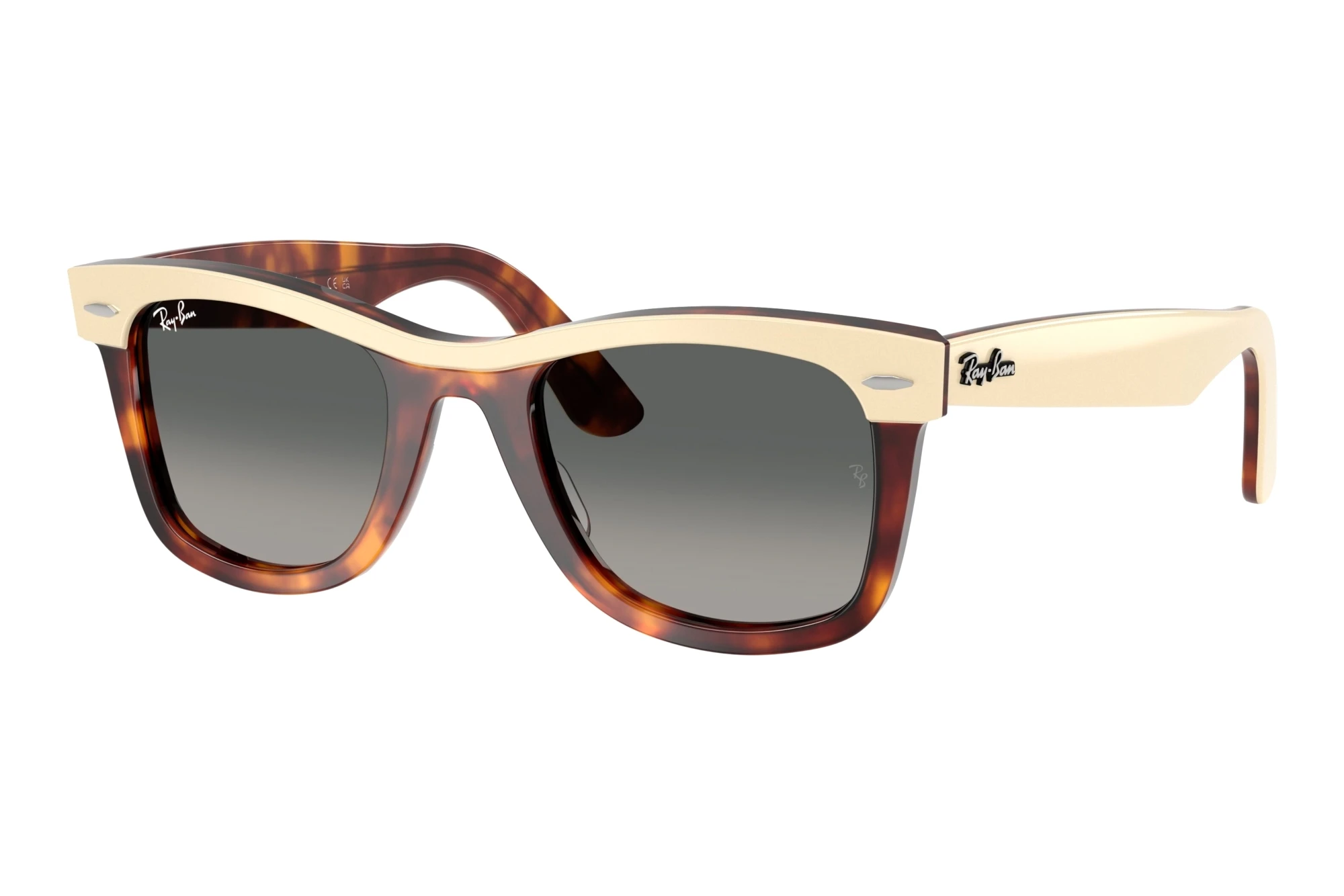 Ray-Ban RB2240 144371 Gradient GreyBeige On Havana Ray-Ban RB2240 144371 Gradient GreyBeige On Havana