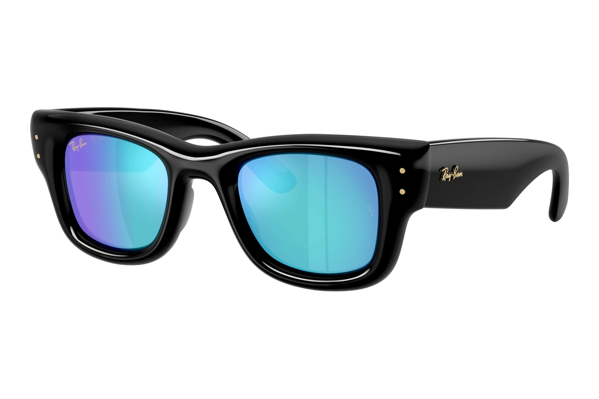 Ray-Ban RB4940 601/55 Light Green Mirror BlueBlack Ray-Ban RB4940 601/55 Light Green Mirror BlueBlack