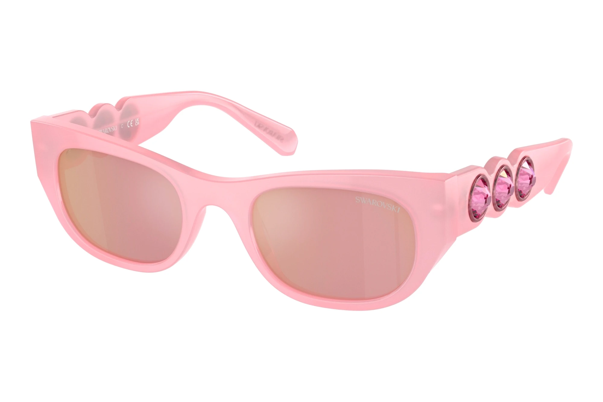 Swarovski SK6022 2001E4 Pink Mirror PinkMilky Pink Swarovski SK6022 2001E4 Pink Mirror PinkMilky Pink