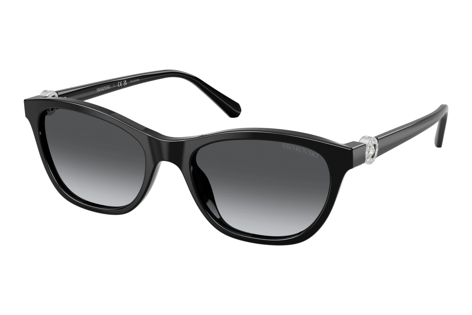 Swarovski SK6070 1038T3 Polarized Grey GradientBlack Swarovski SK6070 1038T3 Polarized Grey GradientBlack