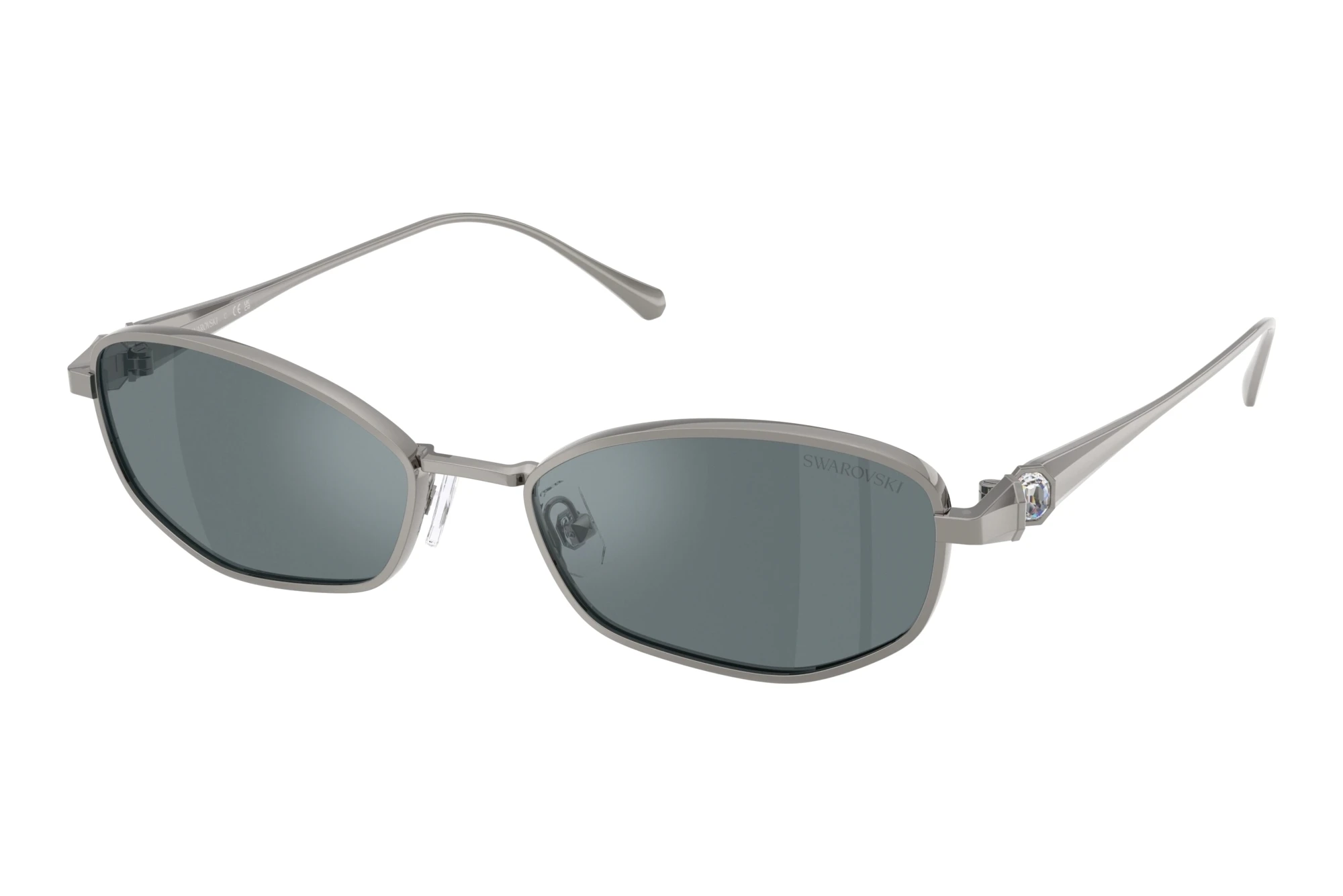 Swarovski SK7042 40096G Grey Mirror BlackGunmetal Swarovski SK7042 40096G Grey Mirror BlackGunmetal