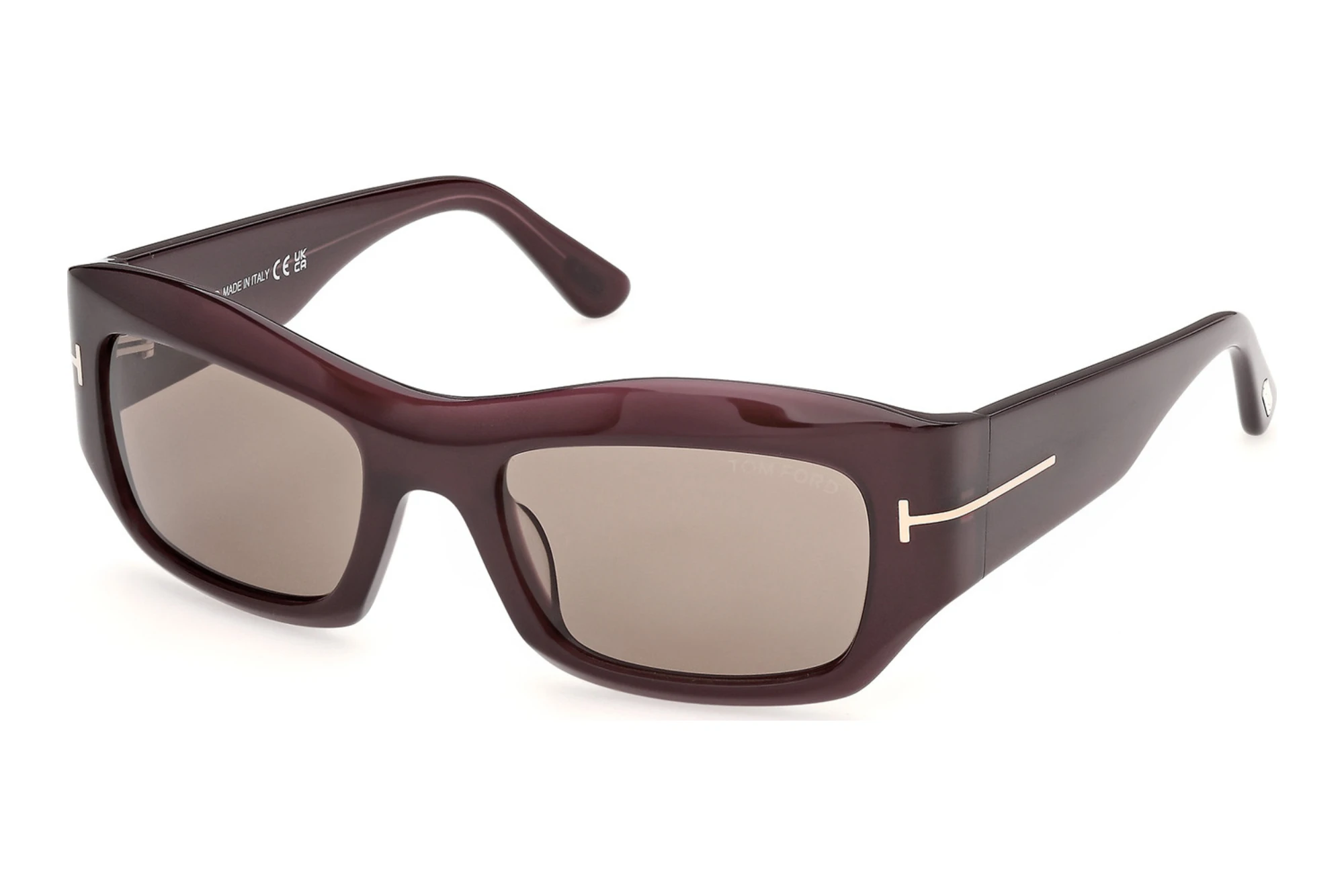 Tom Ford FT1414 81E braunGlänzend Violett Tom Ford FT1414 81E braunGlänzend Violett