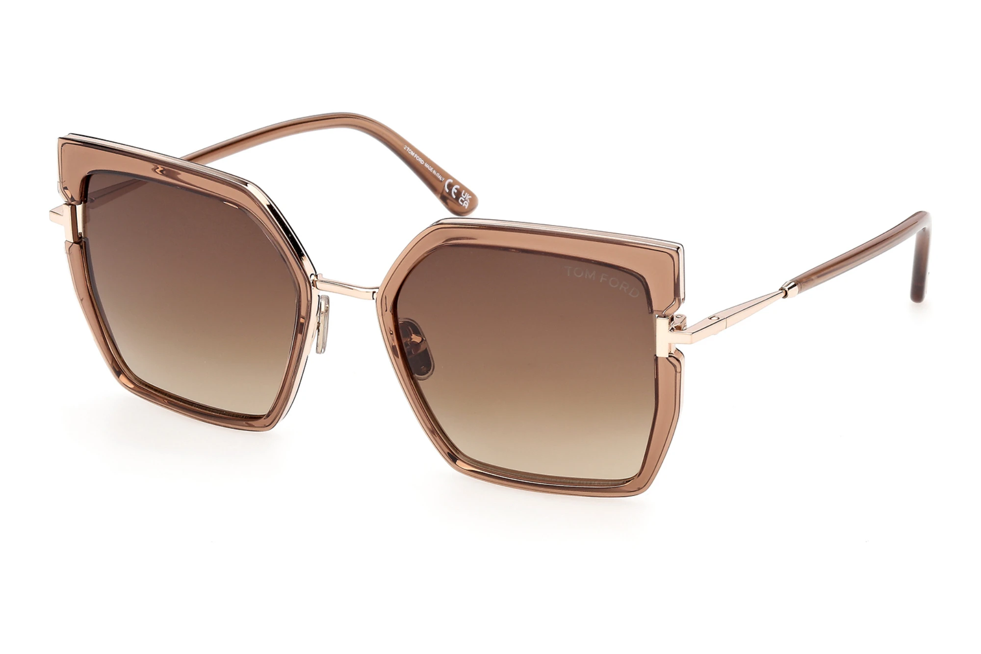 Tom Ford FT1418 45F braun verlaufendGlänzend Hellbraun Tom Ford FT1418 45F braun verlaufendGlänzend Hellbraun