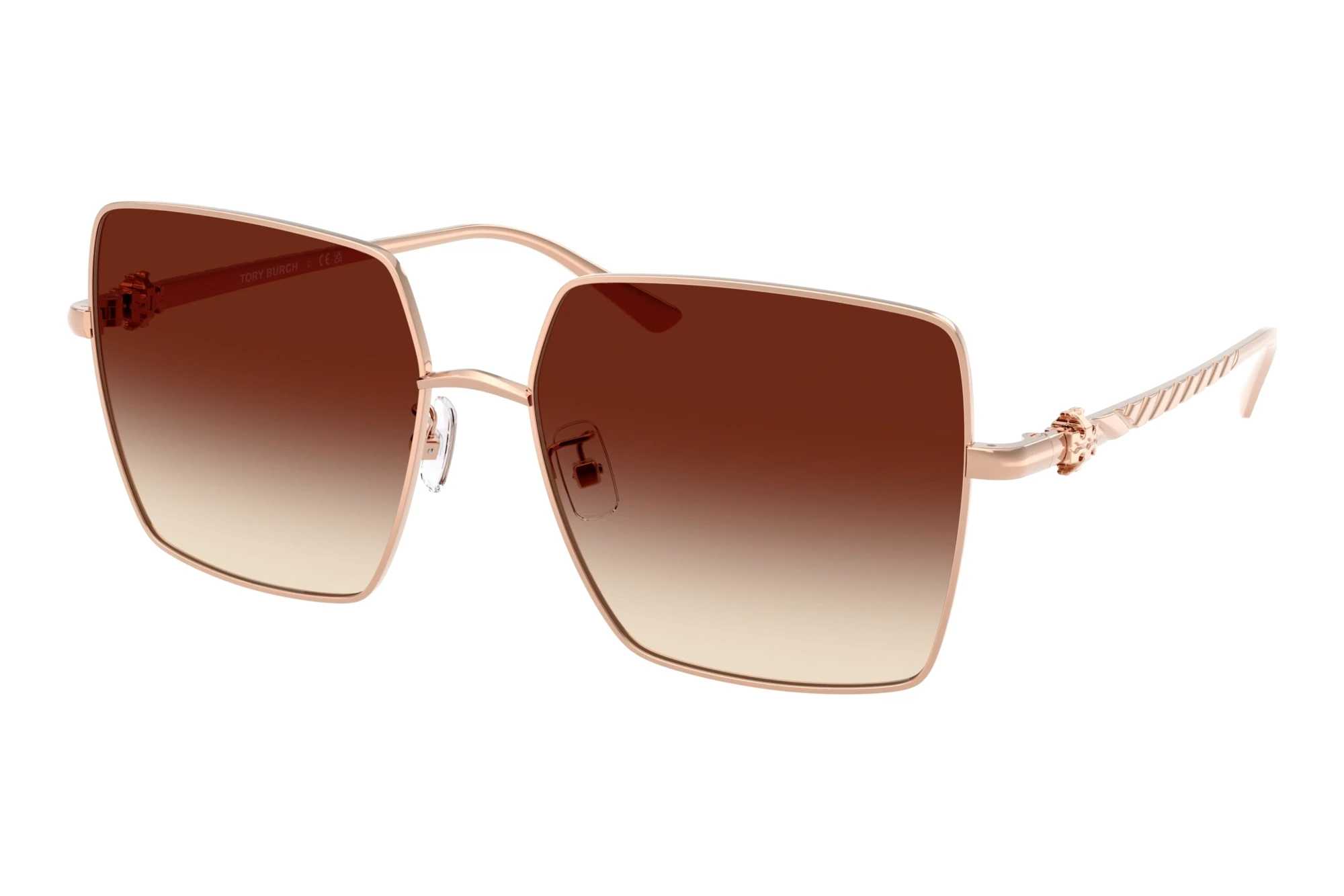 Tory Burch TY6120 335813 Burgundy GradientLight Rose Gold Tory Burch TY6120 335813 Burgundy GradientLight Rose Gold