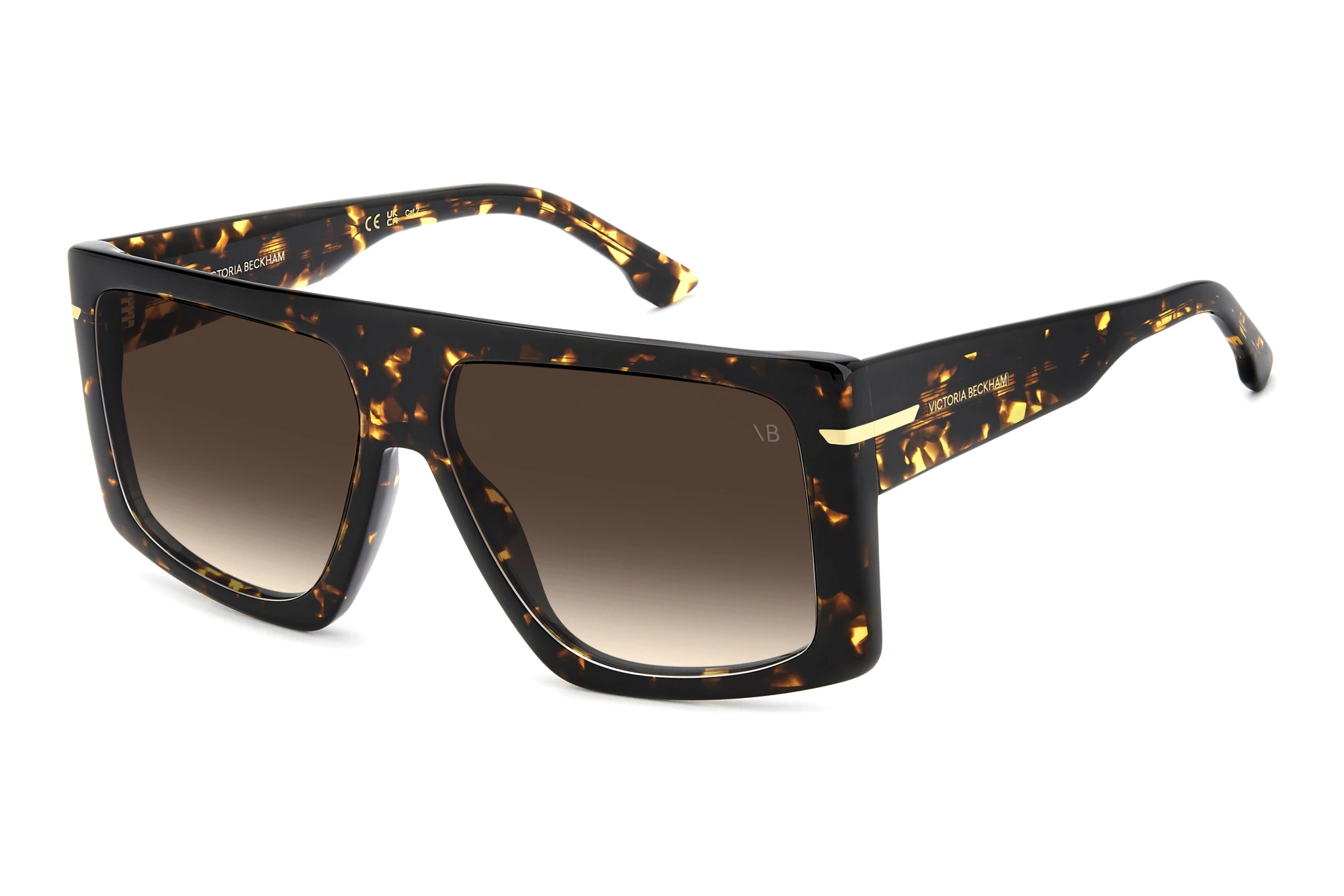 Victoria Beckham VB 7000/S 086/HA BROWN SHADEDHAVANA Victoria Beckham VB 7000/S 086/HA BROWN SHADEDHAVANA