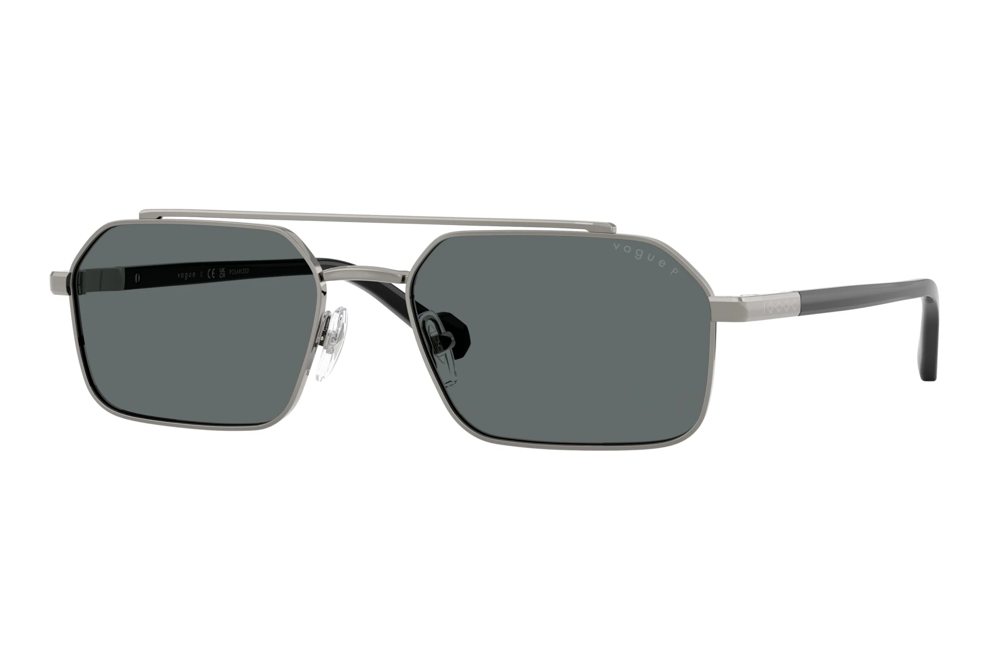 Vogue Eyewear VO4356S 518781 Dark Grey PolarBrushed Gunmetal Vogue Eyewear VO4356S 518781 Dark Grey PolarBrushed Gunmetal