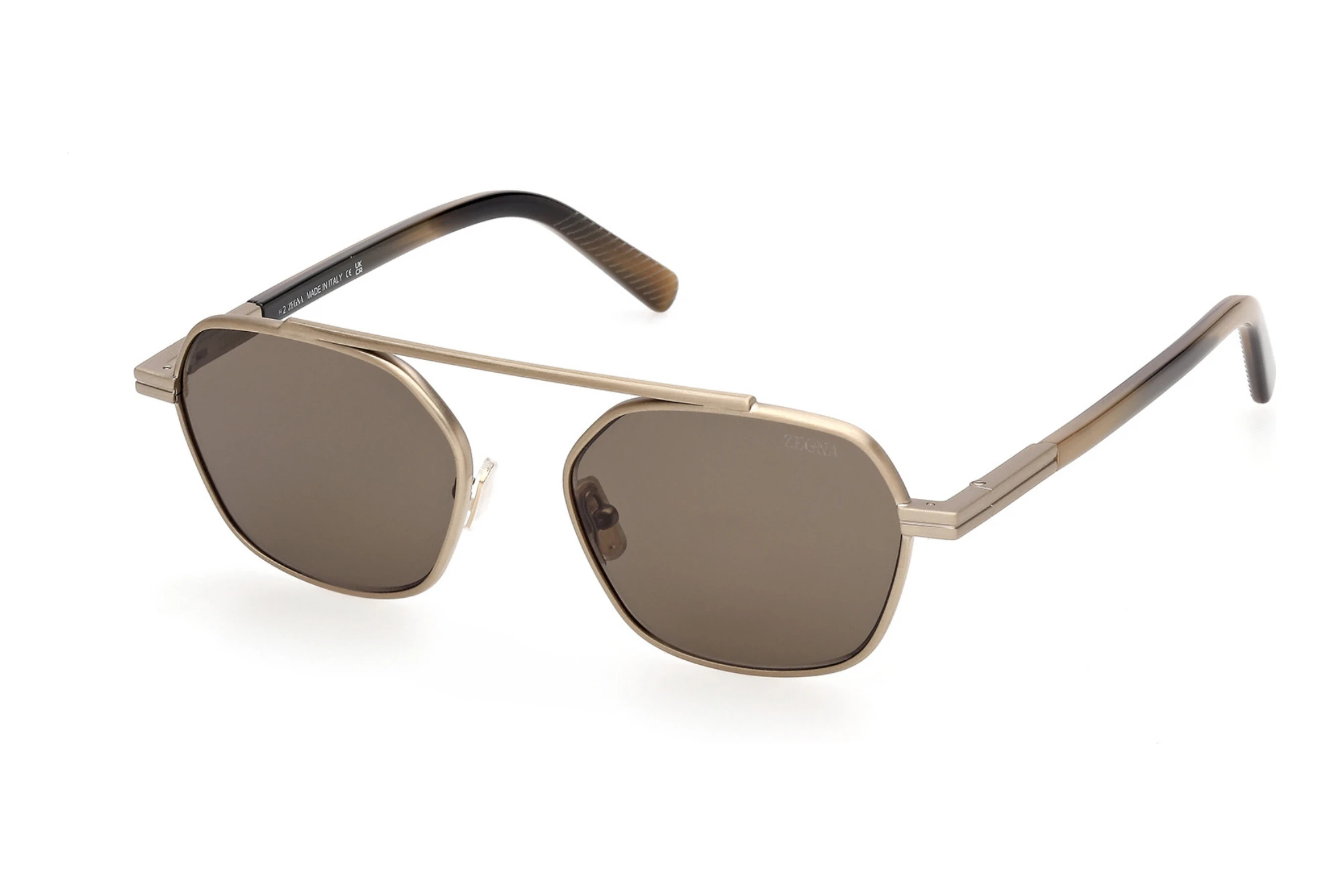 Zegna EZ0316 35N grünMatt Dunkel Bronze Zegna EZ0316 35N grünMatt Dunkel Bronze