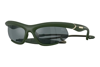 Burberry BE4462 41556G Grey Mirror BlackRubber Green