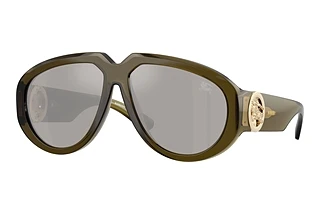 Burberry BE4479U 41946G Light Grey Mirror SilverGreen