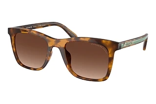 Coach HC8374U 5120T5 Brown Gradient PolarizedDark Tortoise