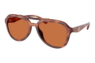 Coach HC8406U 577473 Brown SolidCaramel Tortoise